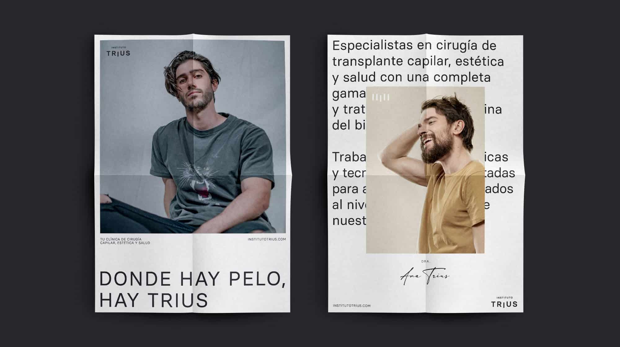 Pieza de campaña gráfica del Instituto Trius firmada por Mariona Agency