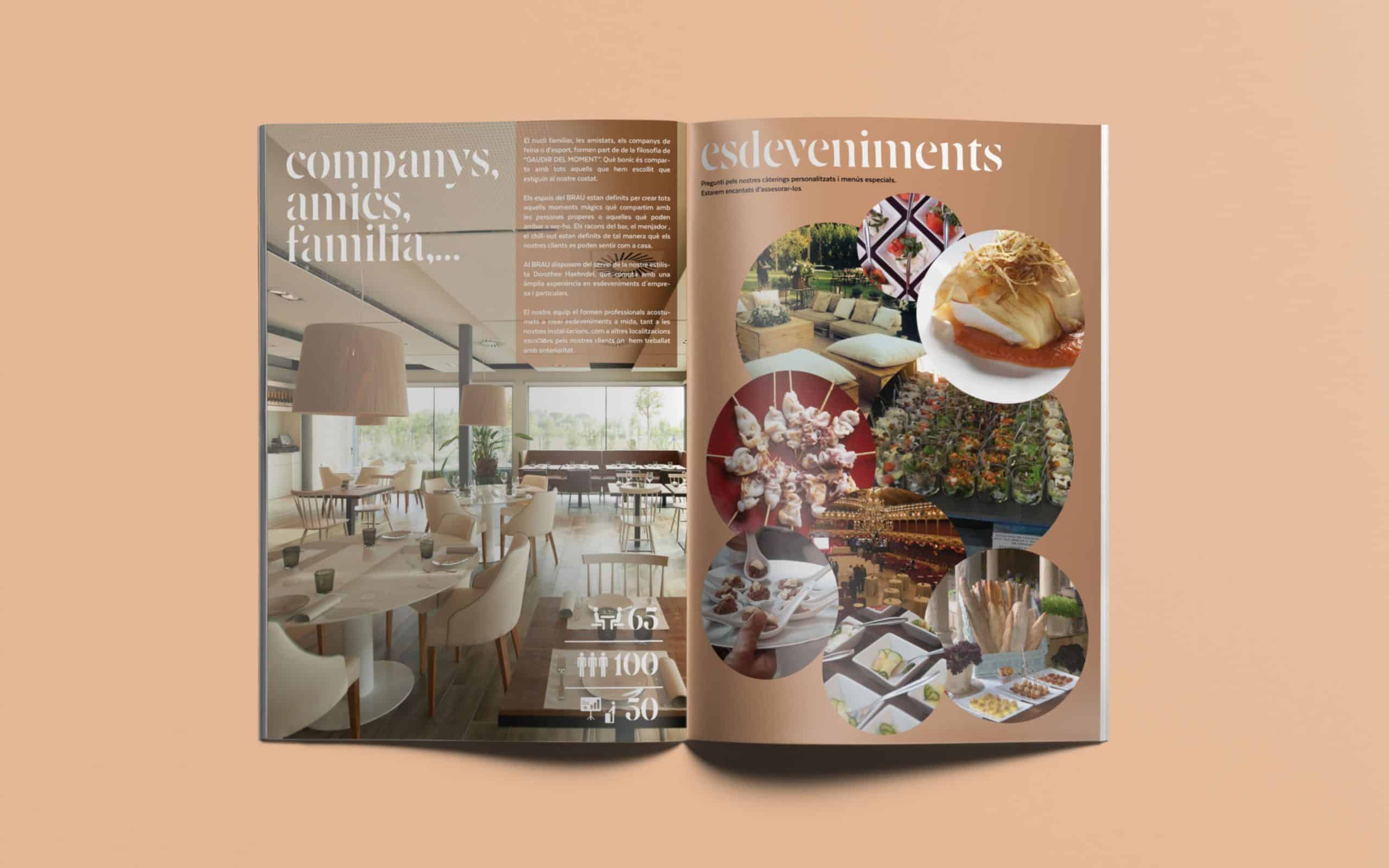 Pieza editorial de Brau diseñada por Mariona Agency