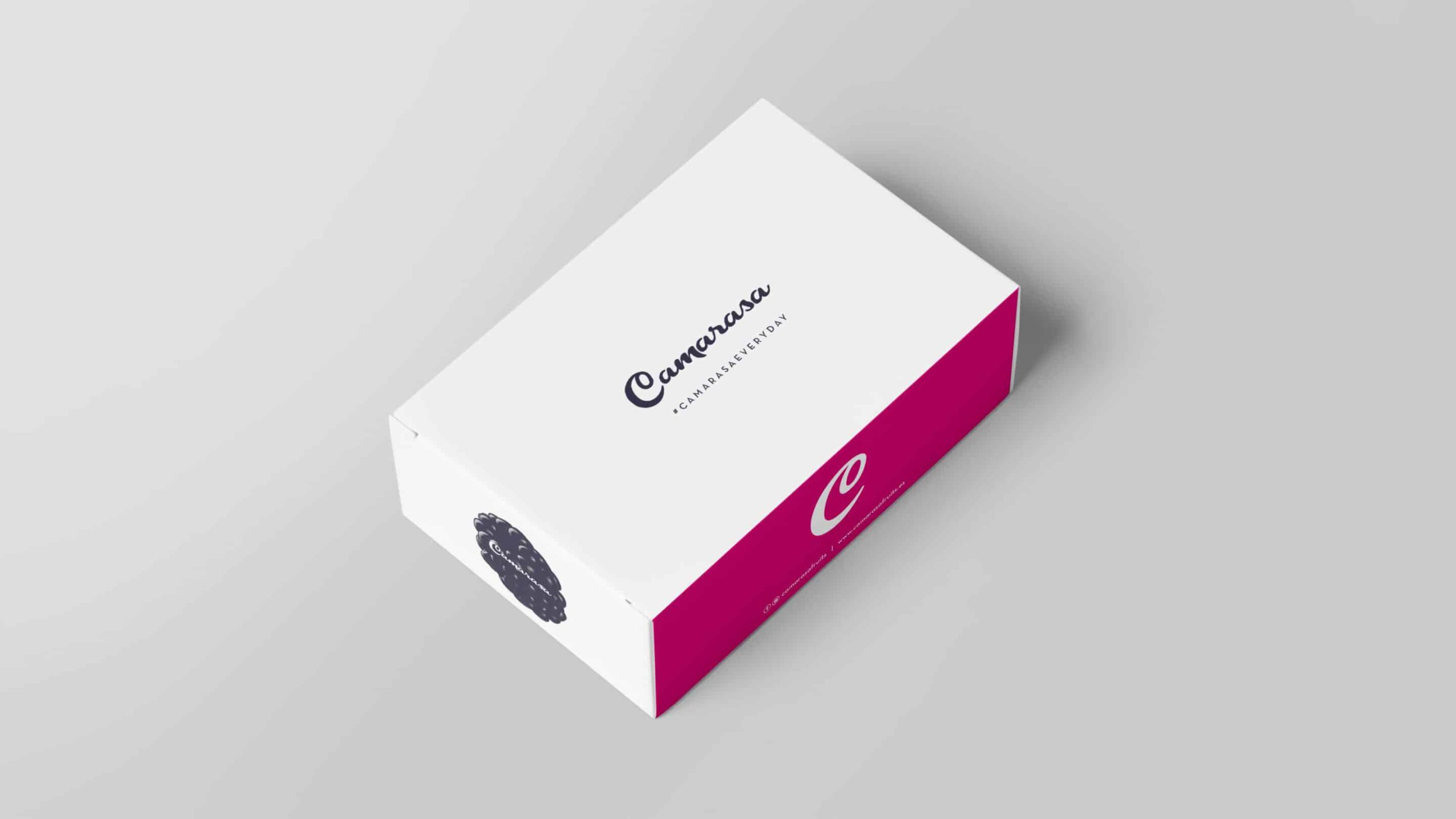 Cajas de packaging de Camarasa diseñadas por Mariona Agency