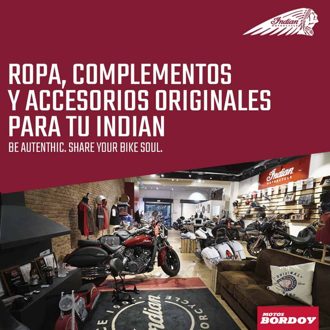 Pieza de comunicación de marca de moto para Motos Bordoy