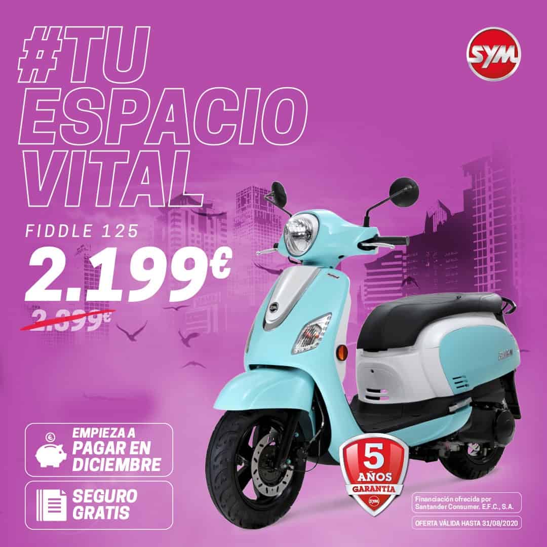 Publicación de producto de SYM España diseñada por Mariona Agency