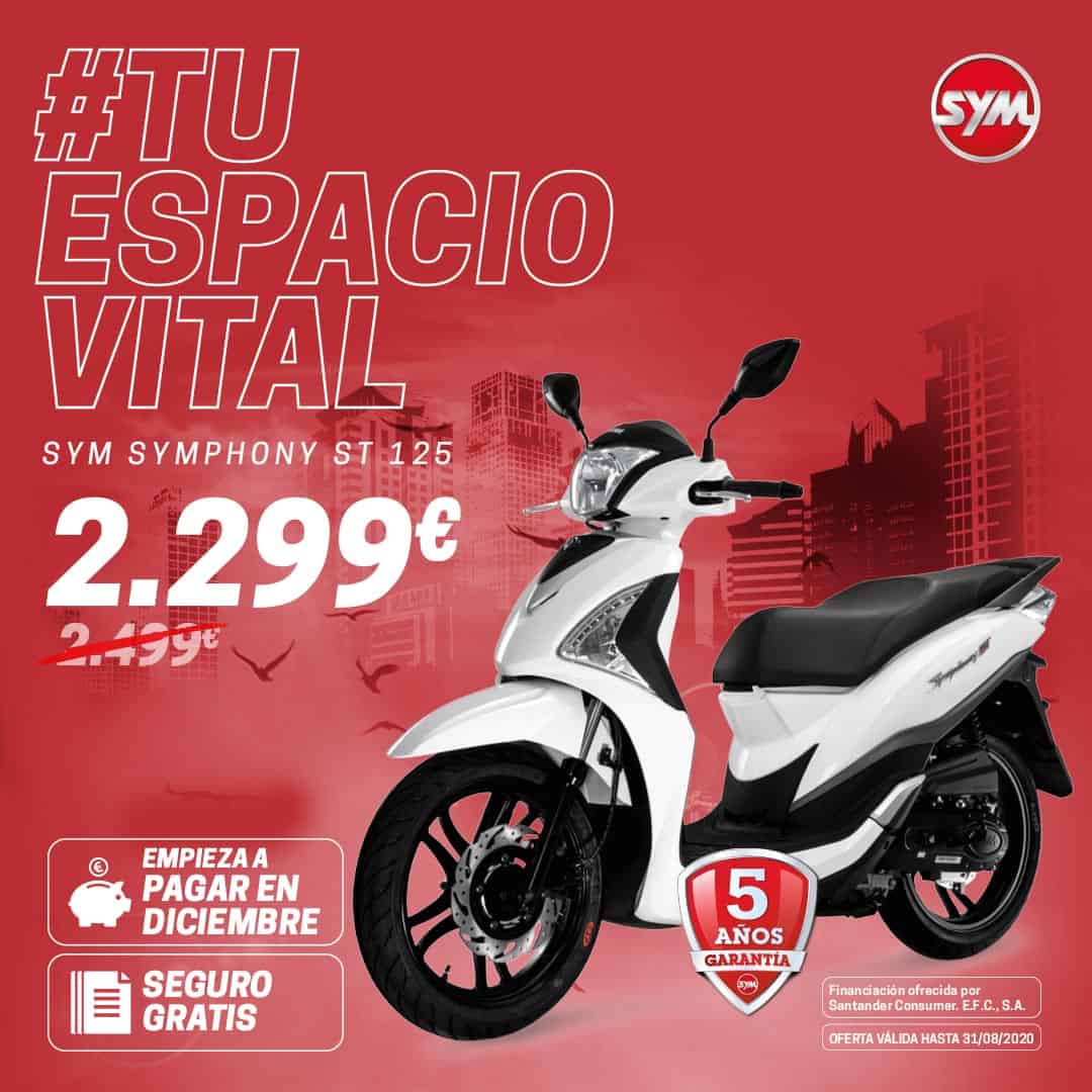 Pieza gráfica de campaña de SYM España firmada por Mariona Agency
