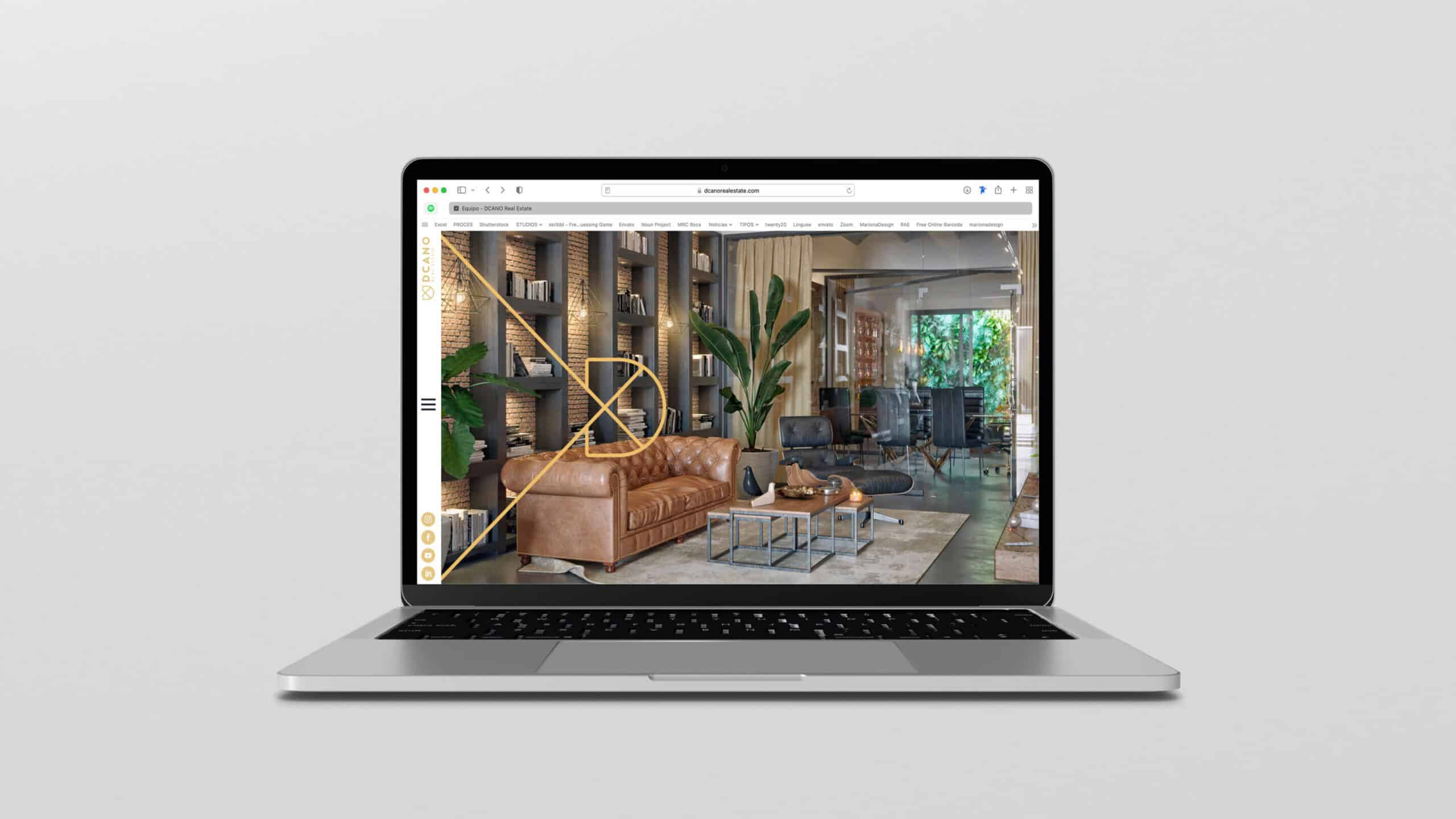 Presencia digital de DCANO definida por Mariona Agency