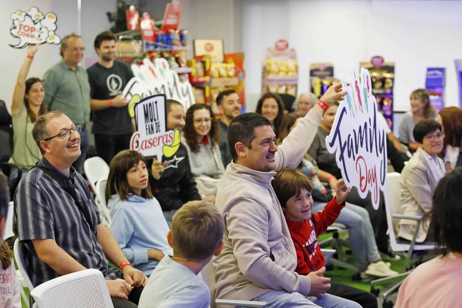 Zona de degustación de producto en el Family Day de Frit Ravich