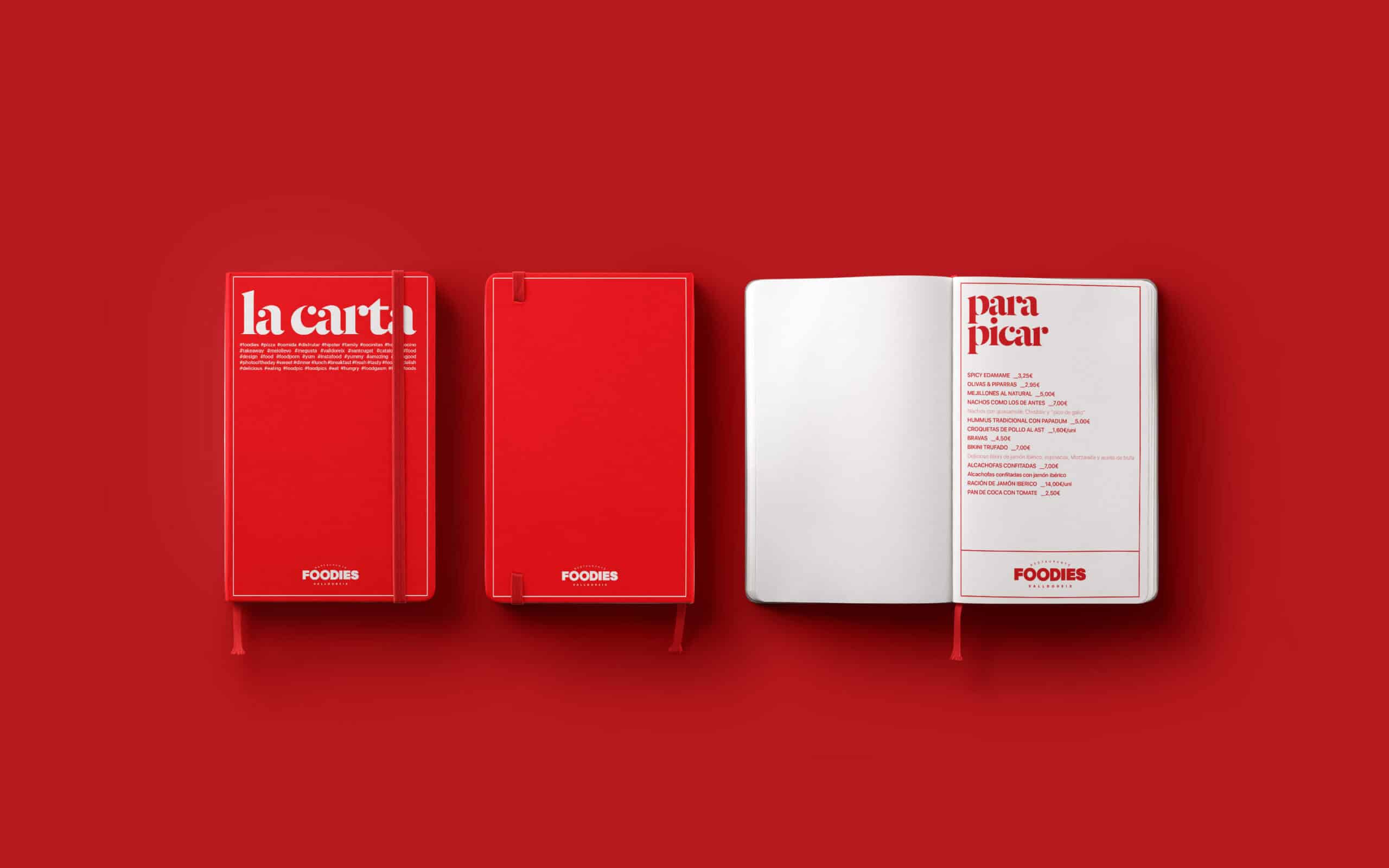 Packaging de Foodies con la gráfica de Mariona Agency