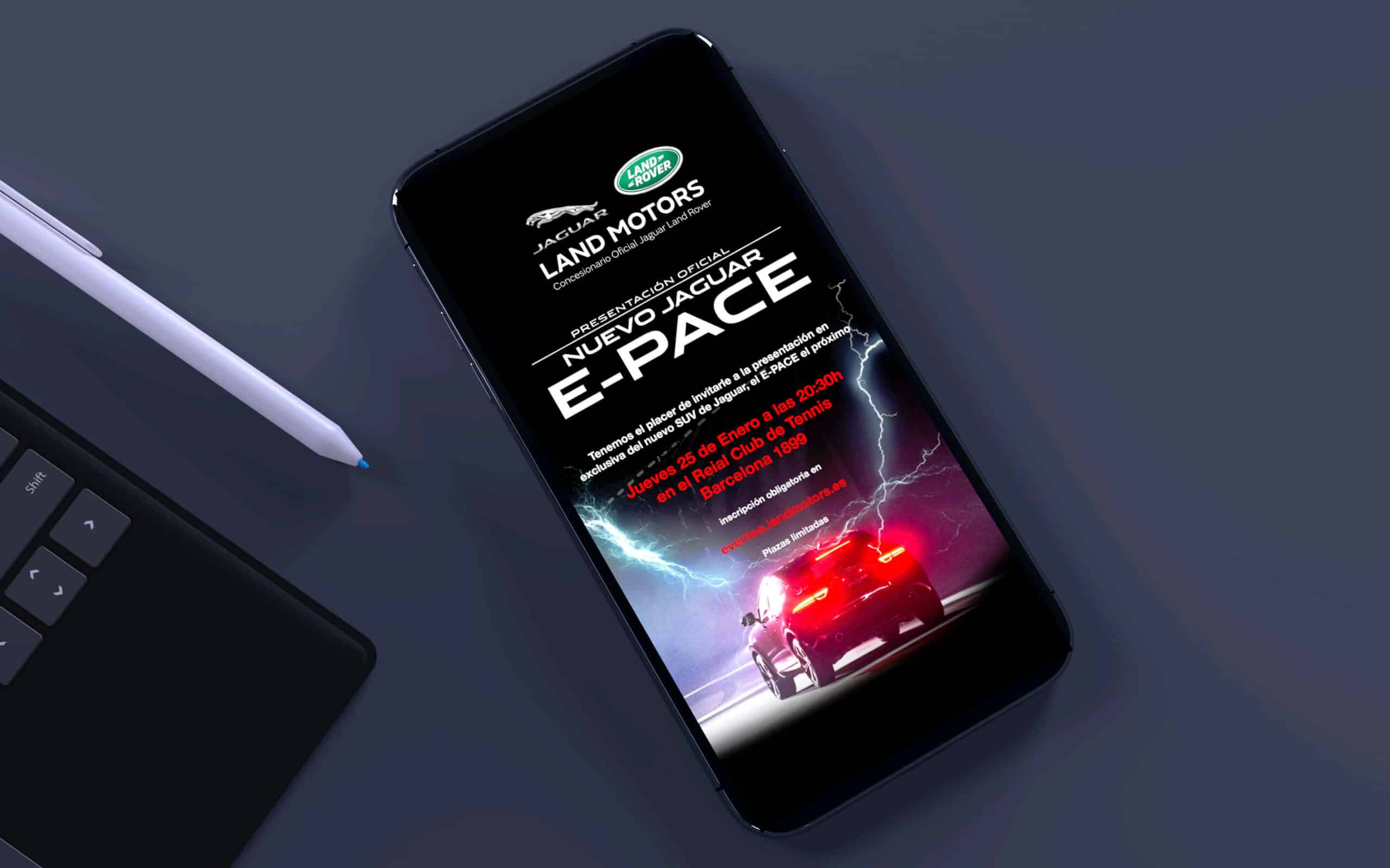 Presentación oficial del Jaguar E-Pace producida por Mariona Agency en el Reial Club de Tennis Barcelona
