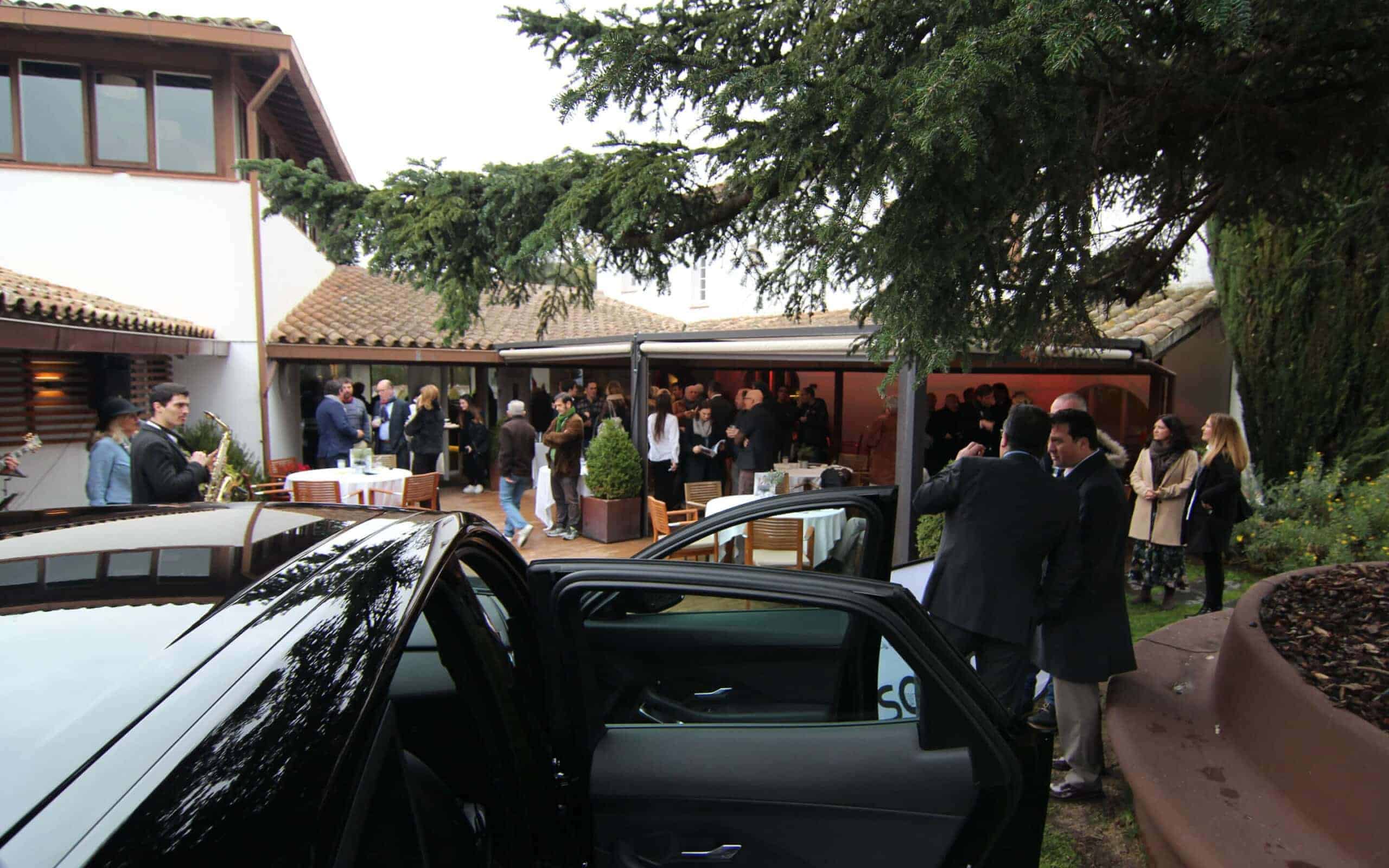 Ambientación del evento de presentación del Jaguar E-Pace en Barcelona