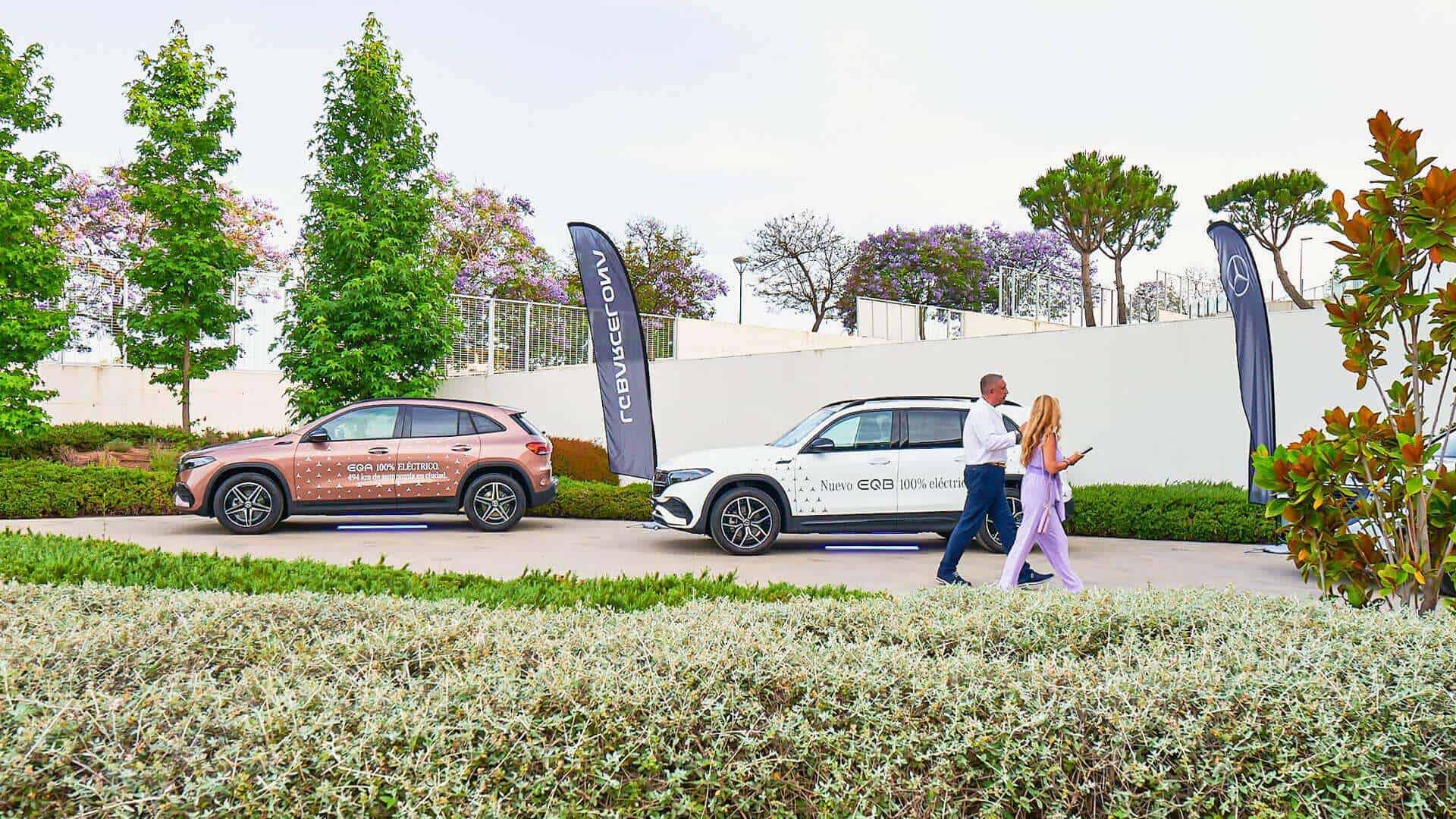 Presentación del Mercedes EQE para LG Barcelona producida por Mariona Agency