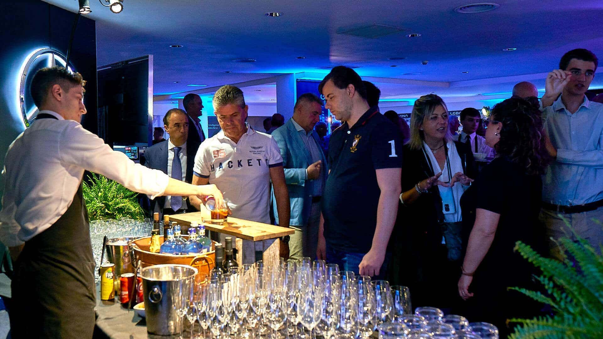 Ambiente del evento de presentación del nuevo Mercedes-Benz GLC