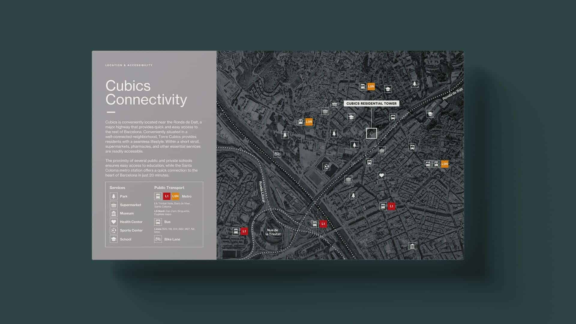 Documento corporativo de CBRE maquetado por Mariona Agency