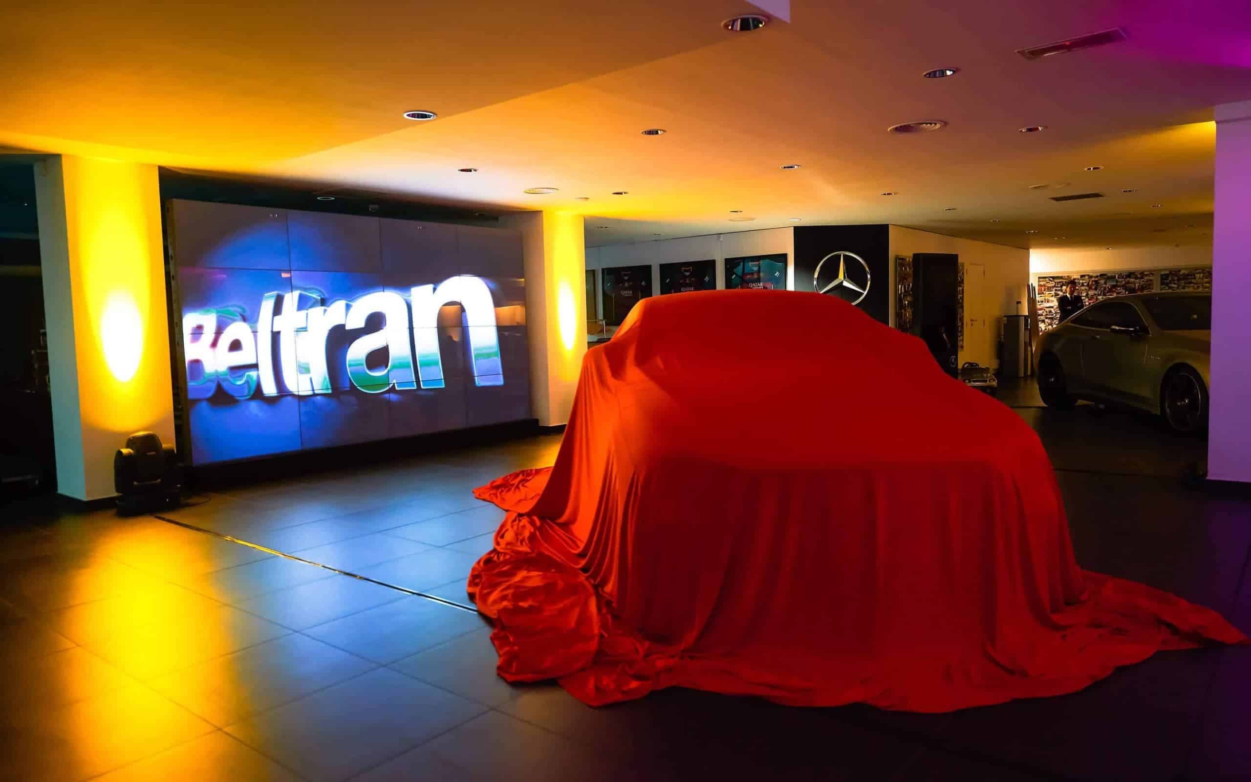 Detalle del nuevo Mercedes-Benz CLS en la presentación de AutoBeltran
