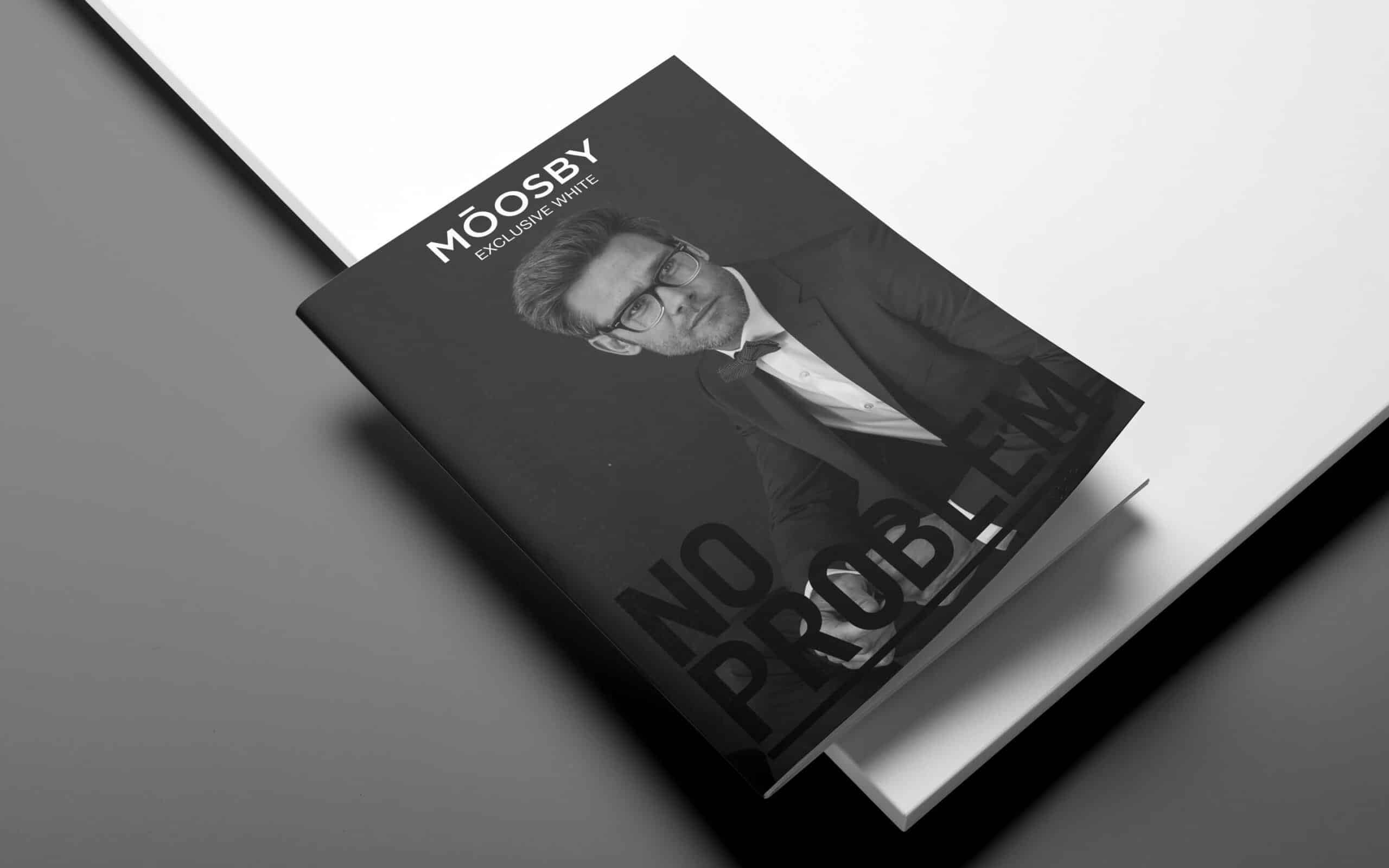 Identidad visual de la camisería Moosby, obra de Mariona Agency
