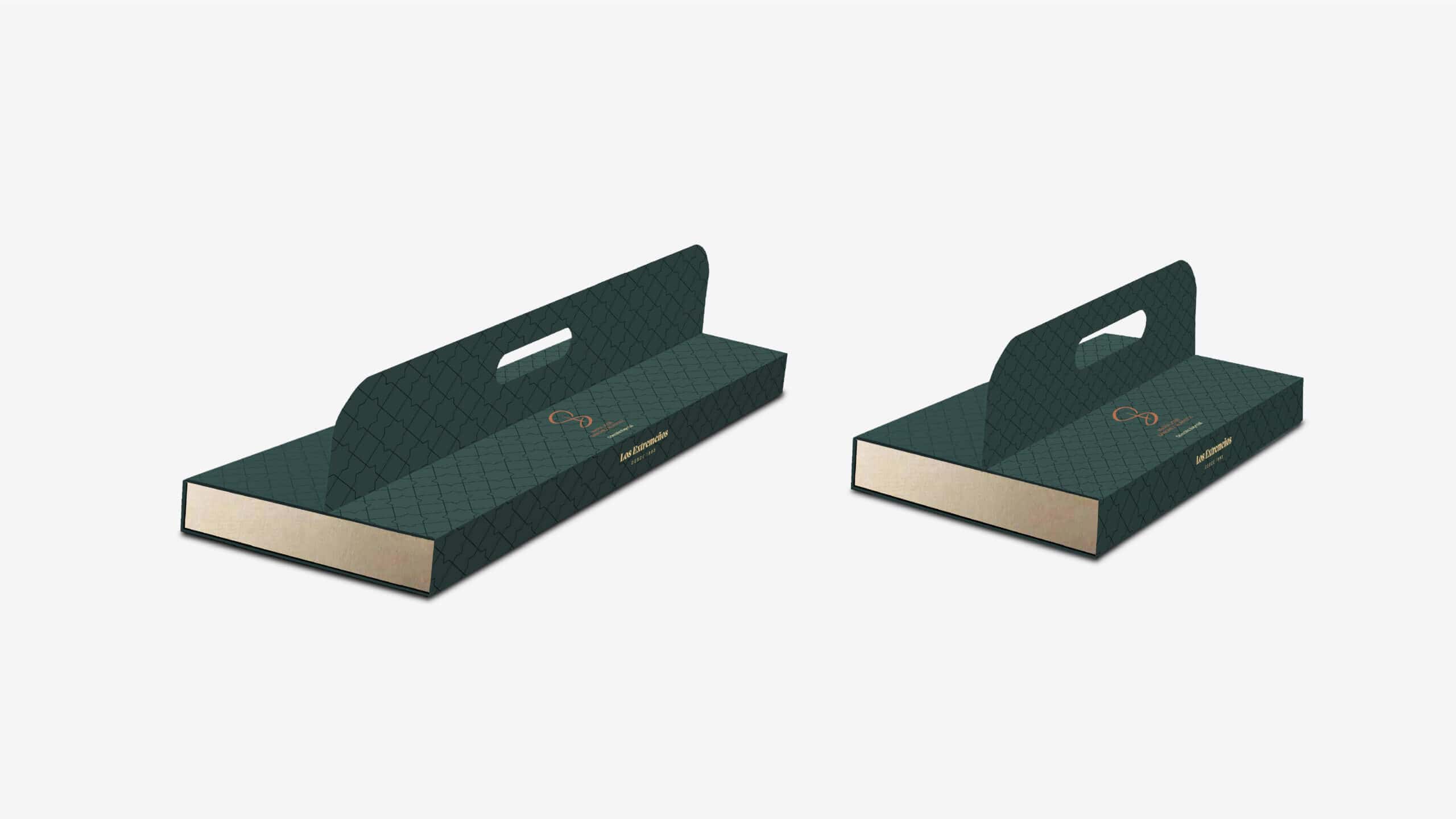 Familia de packaging de Los Extremeños, por Mariona Agency