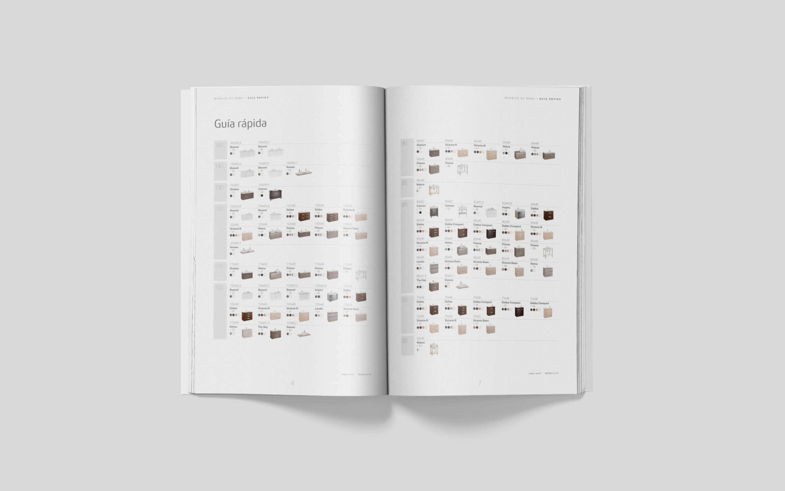 Iconografía del catálogo de Roca creada por Mariona Agency