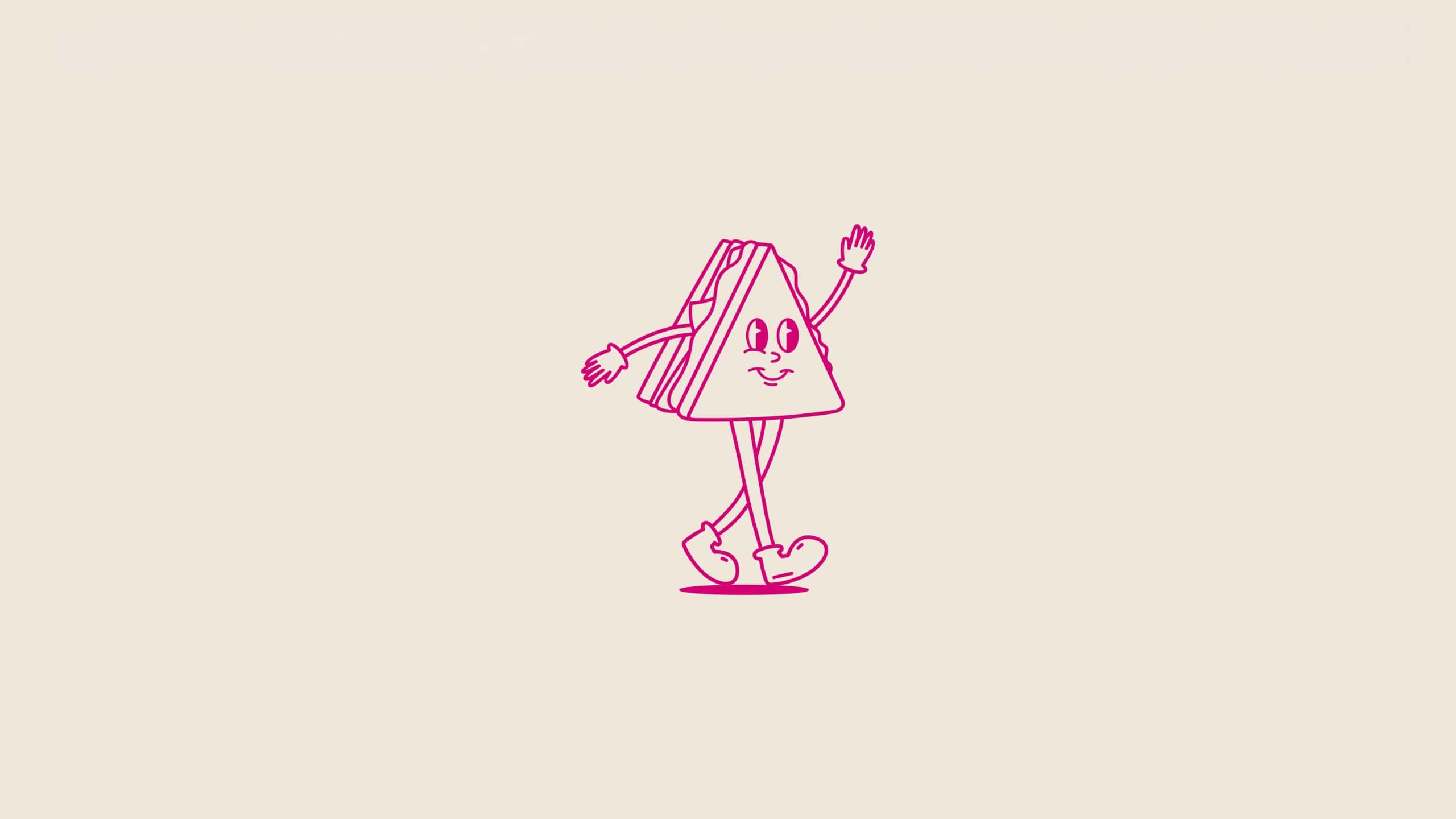 Mascota ilustrada de Sand Farcit creada por Mariona Agency