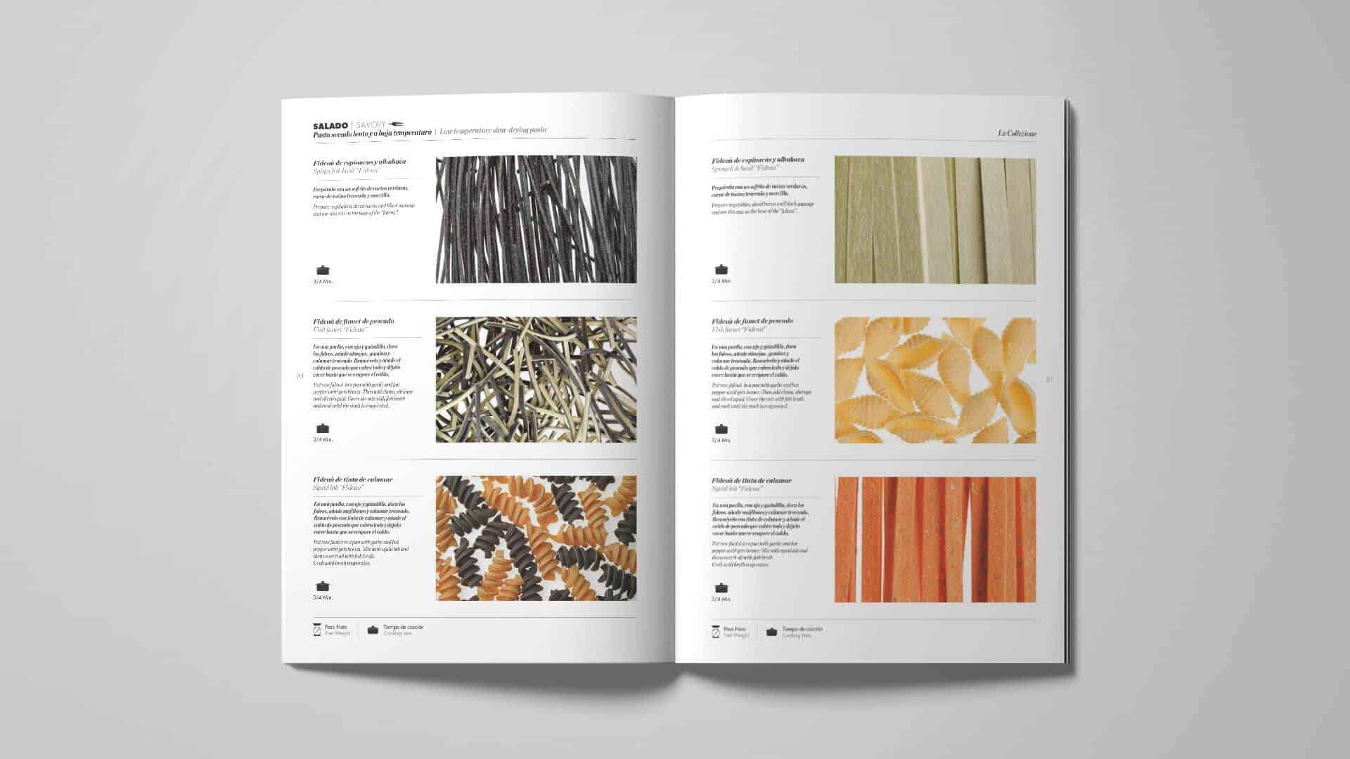 Material gráfico editorial de Sandro Desii diseñado por Mariona Agency