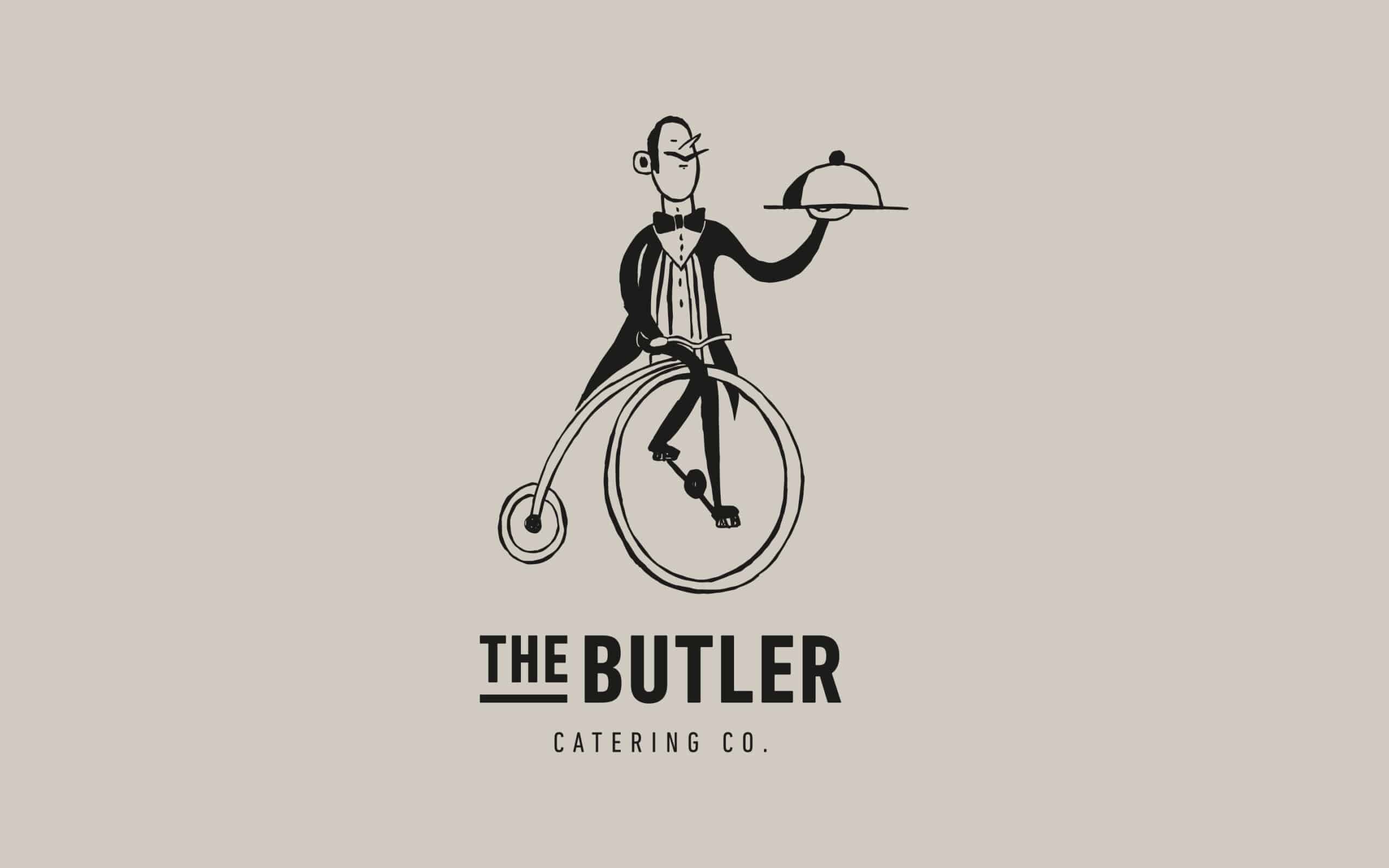 Identidad de The Butler catering co. creada por Mariona Agency