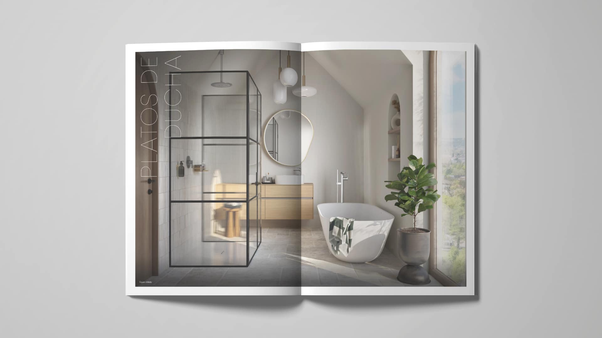 Ambientes del hogar en el catálogo de Villeroy & Boch, trabajo de Mariona Agency