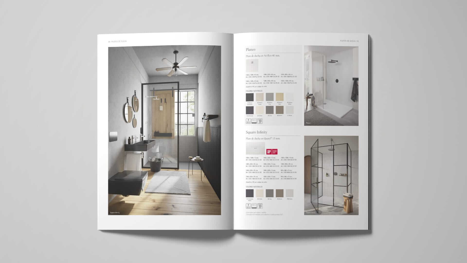 Gráfica editorial de Villeroy & Boch elaborada por Mariona Agency