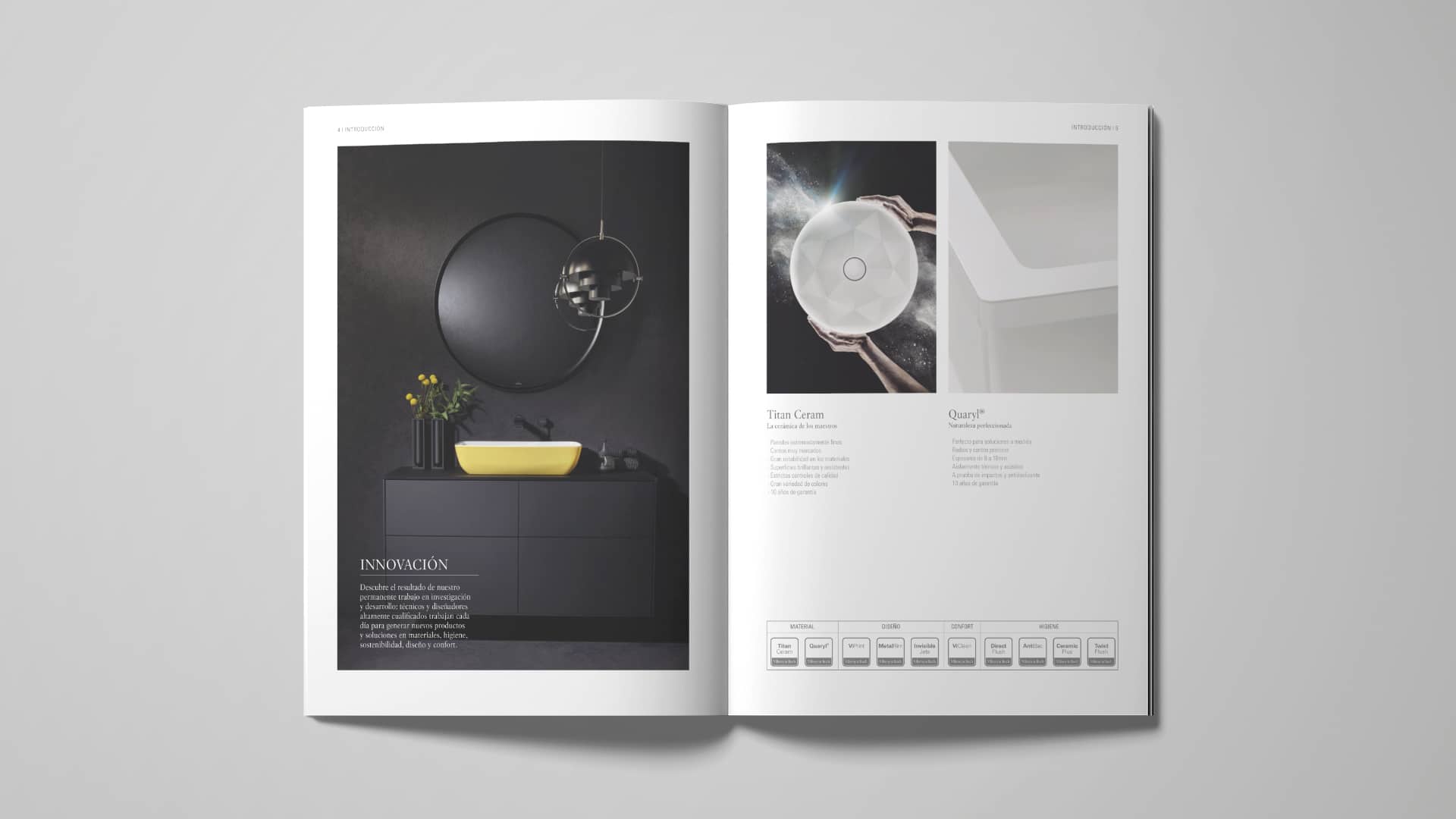 Portada editorial de Villeroy & Boch bajo la dirección de arte de Mariona Agency