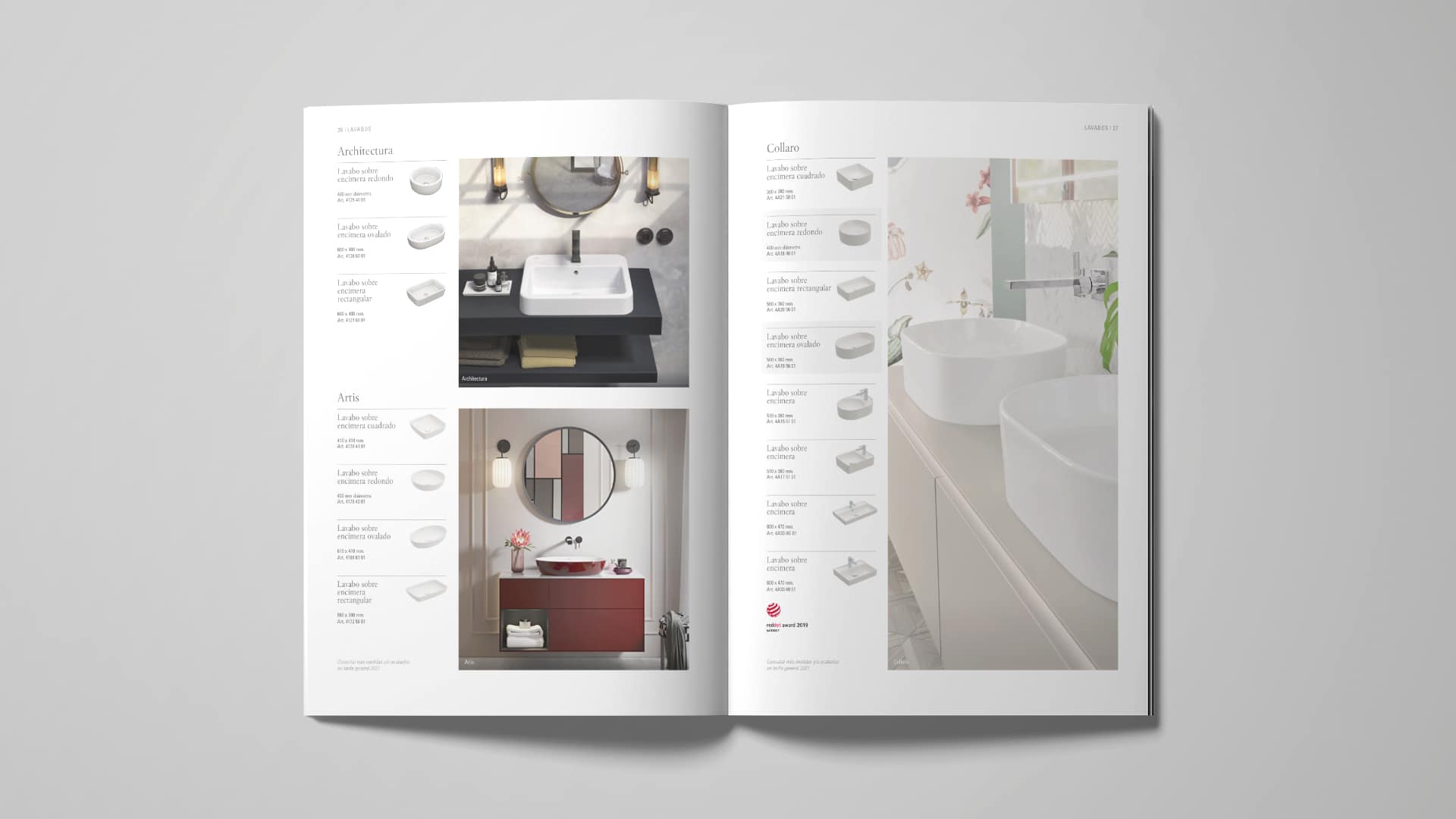 Composición editorial para Villeroy & Boch creada por Mariona Agency