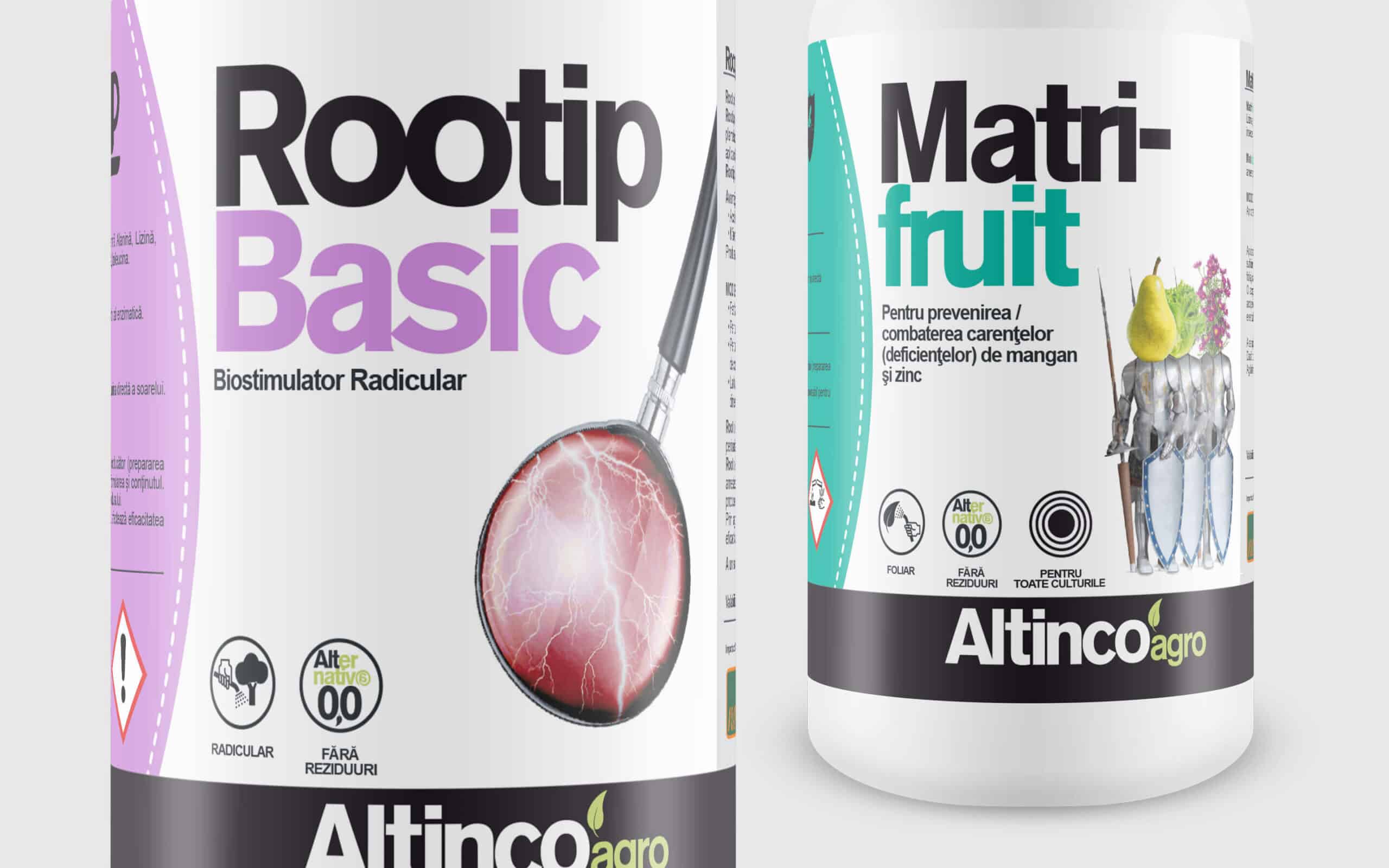 Familia de packaging agro de AltincoAgro, Mariona Agency