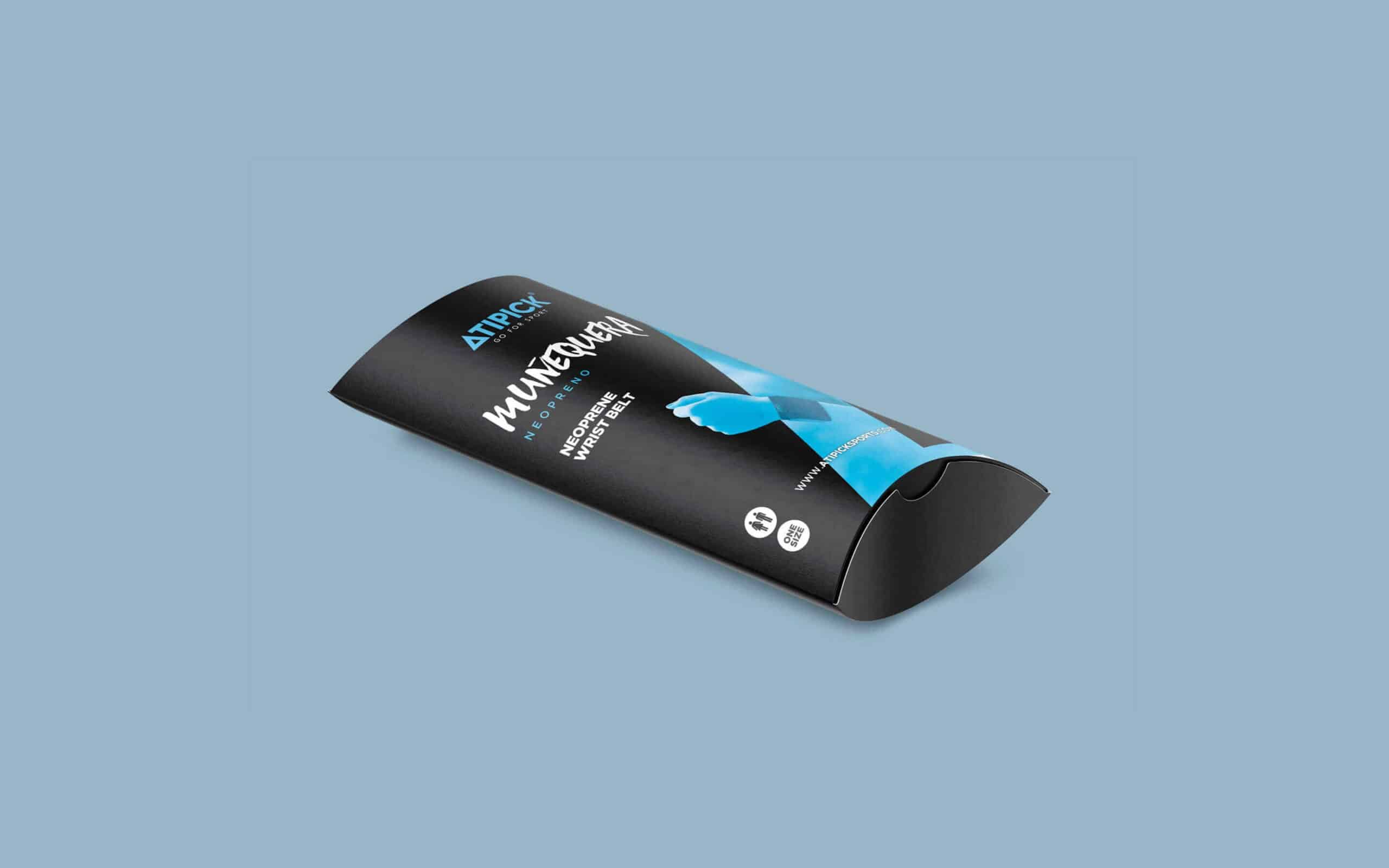 Packaging de producto de Atipick diseñado por Mariona Agency