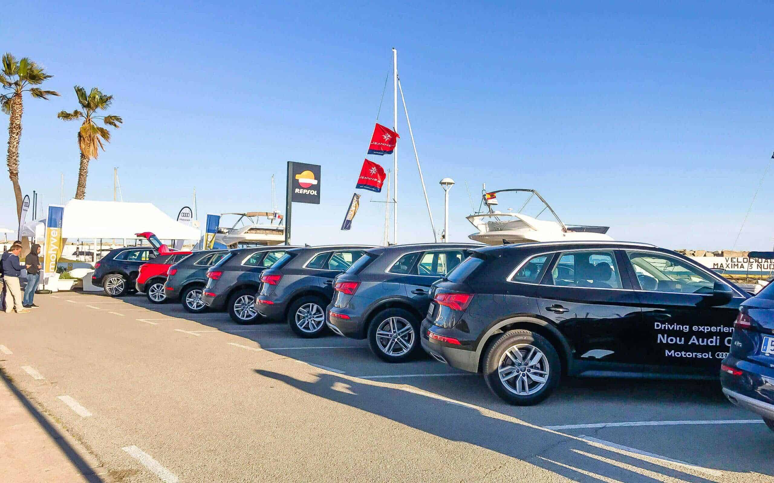 Clientes probando el Audi Q5 en las jornadas Test Drive de Llavaneres