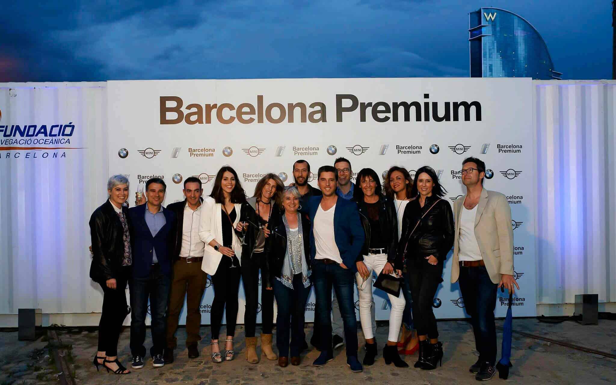 Vehículos BMW en movimiento durante el lanzamiento corporate de Barcelona Premium