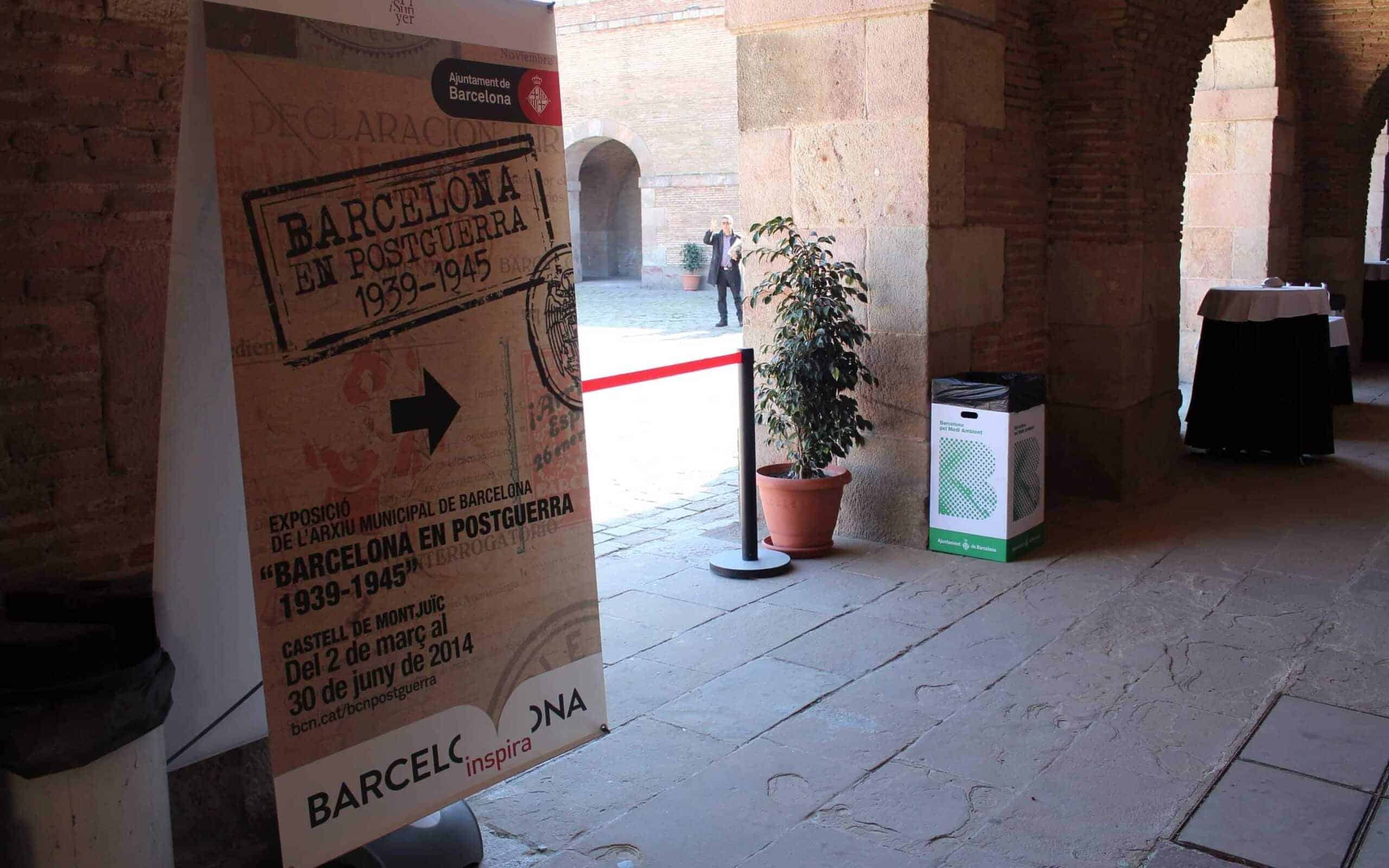 Comunicación de la muestra Barcelona en Postguerra, Mariona Agency