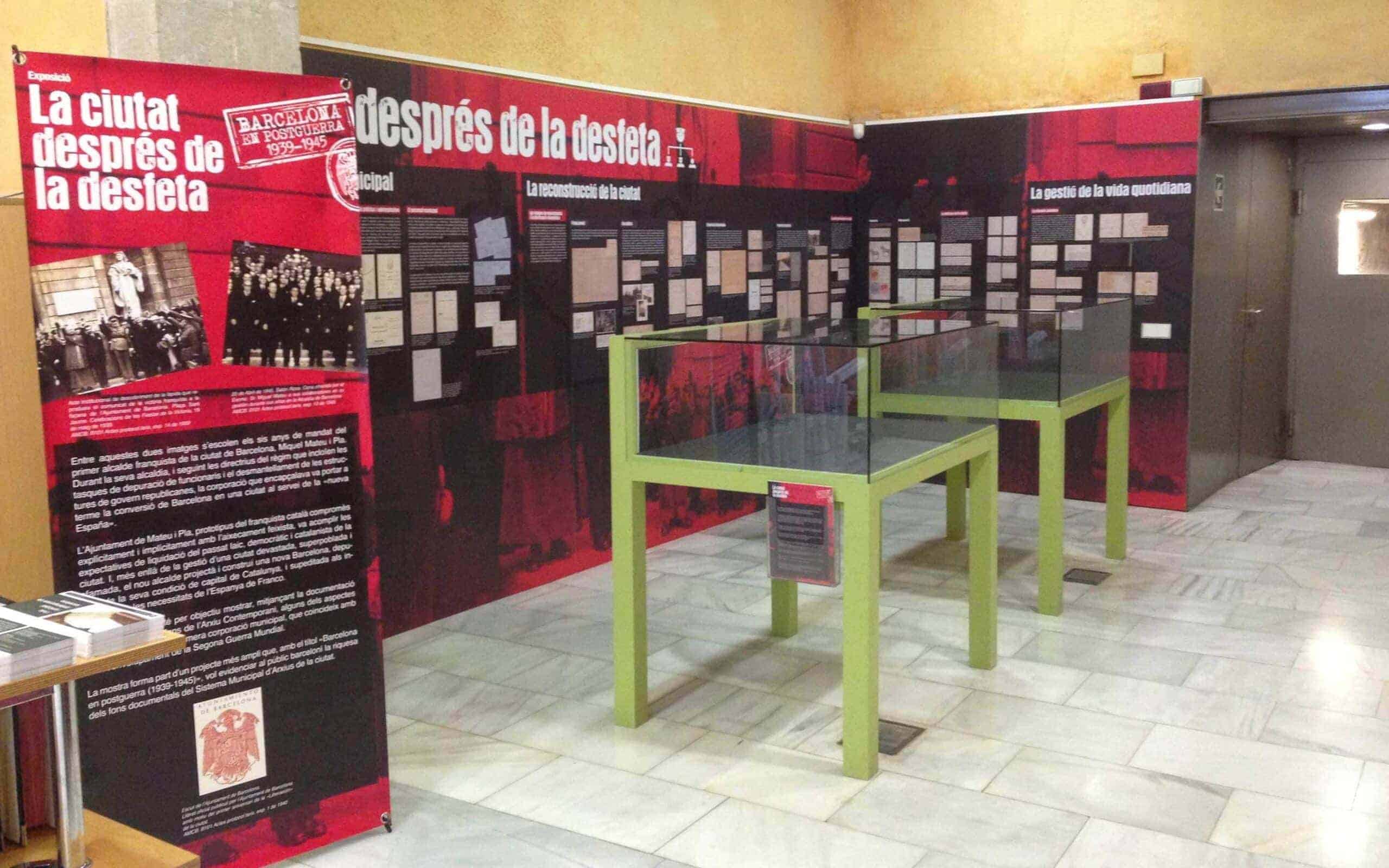Gráfica de sala de la exposición del Ajuntament de Barcelona, Mariona Agency