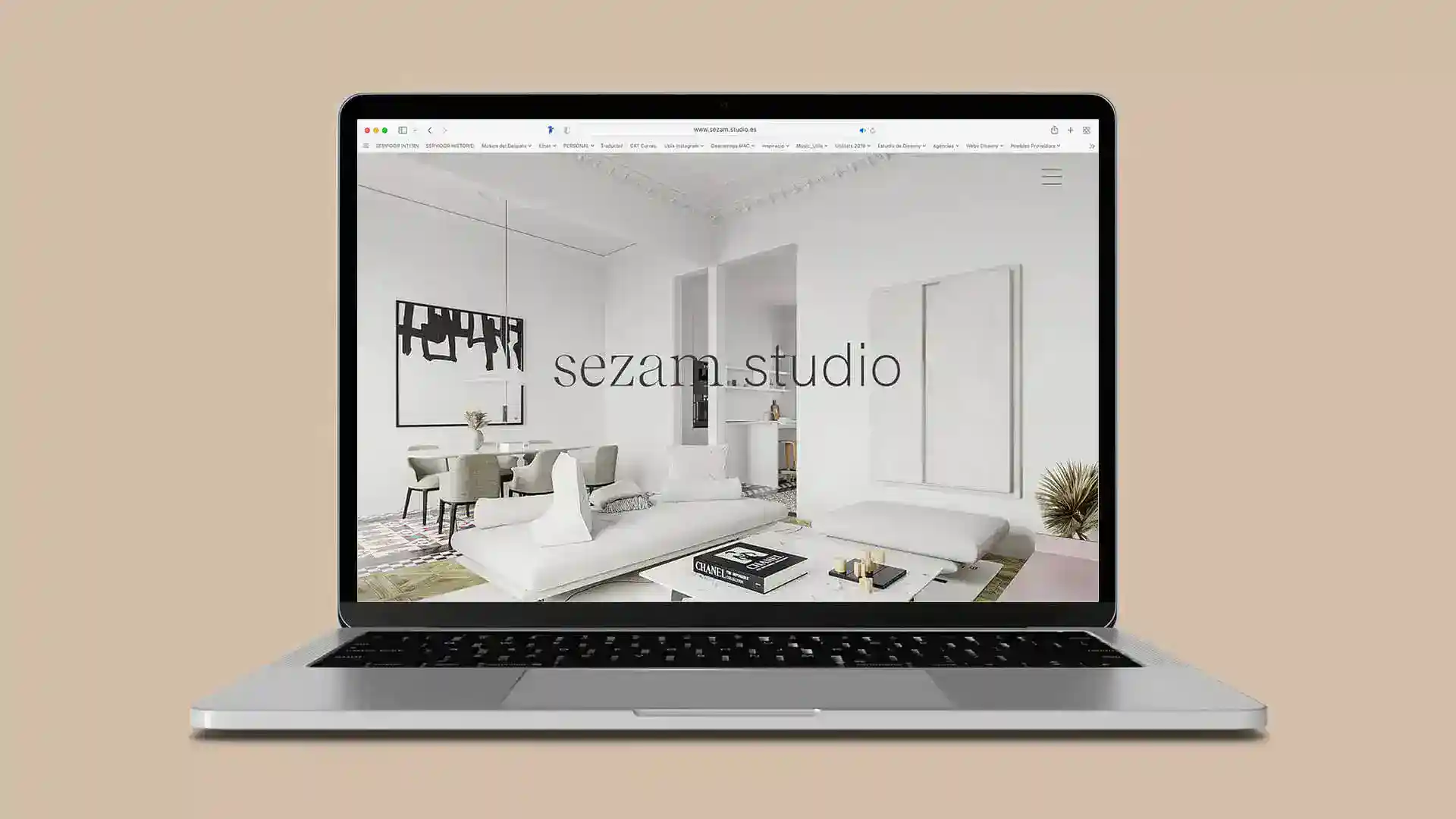 Branding impreso de Sezam Studio por Mariona Agency