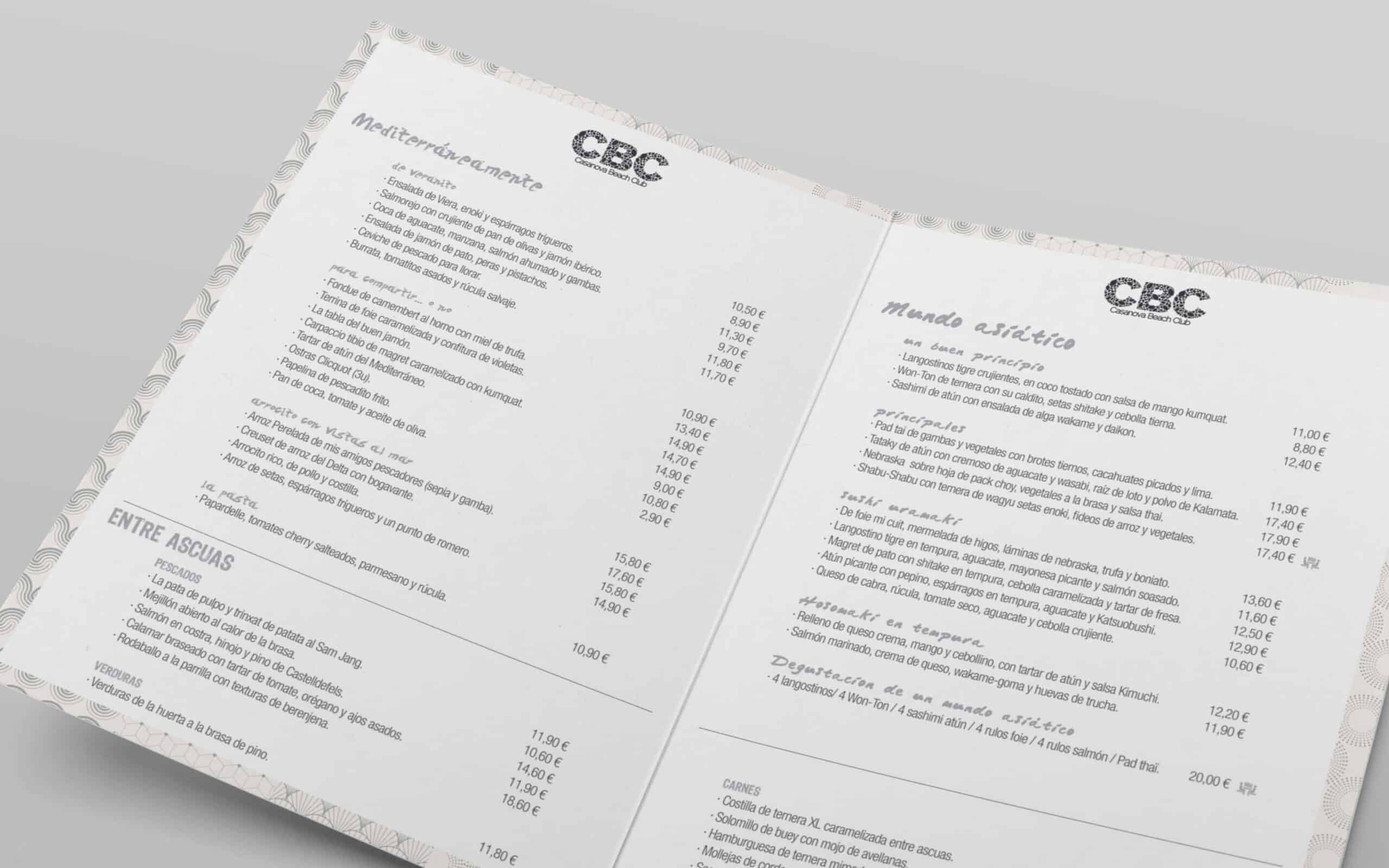 Interiorismo del beach club CBC trabajado por Mariona Agency