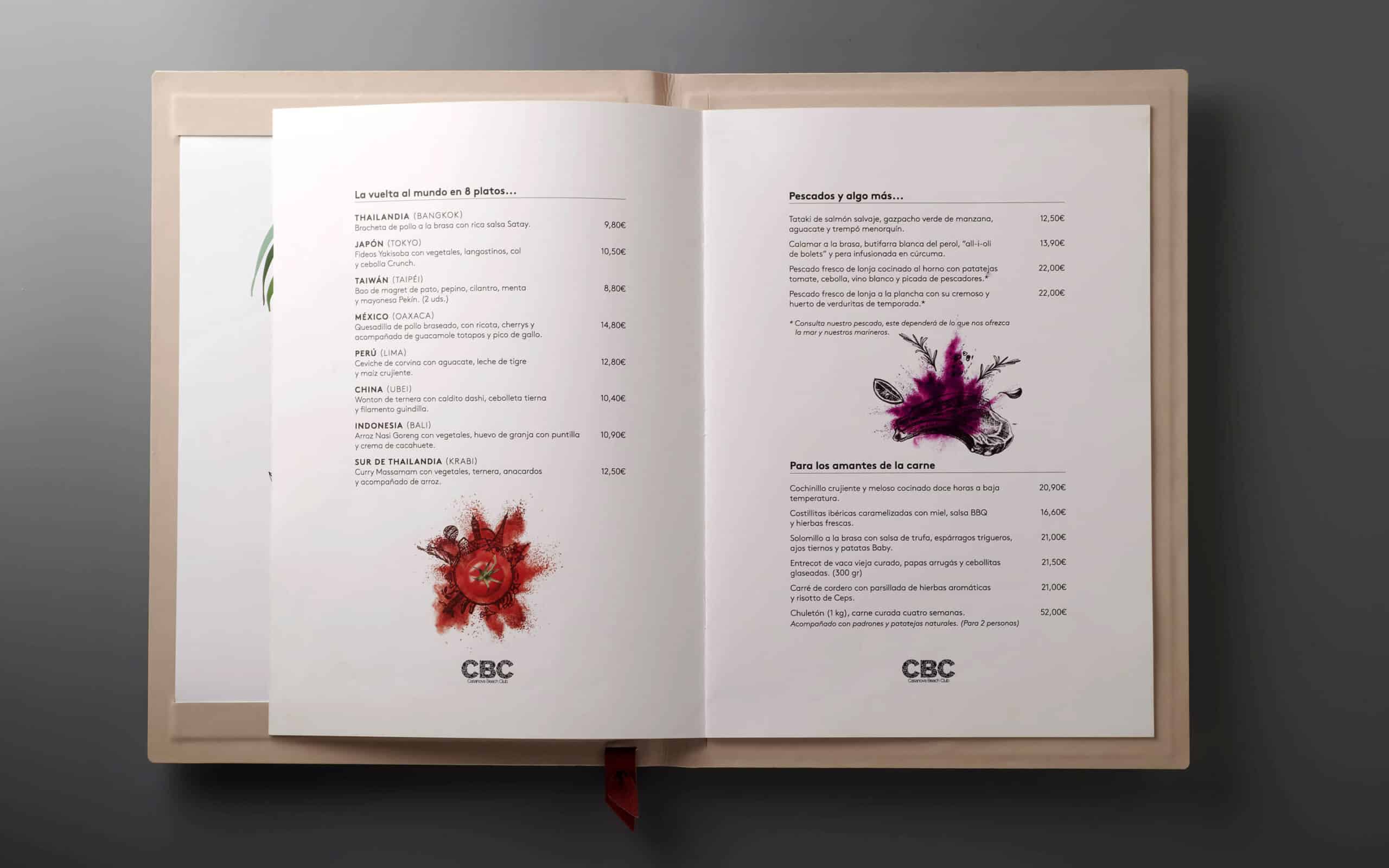 Espacio gastronómico de CBC unificado por la marca de Mariona Agency