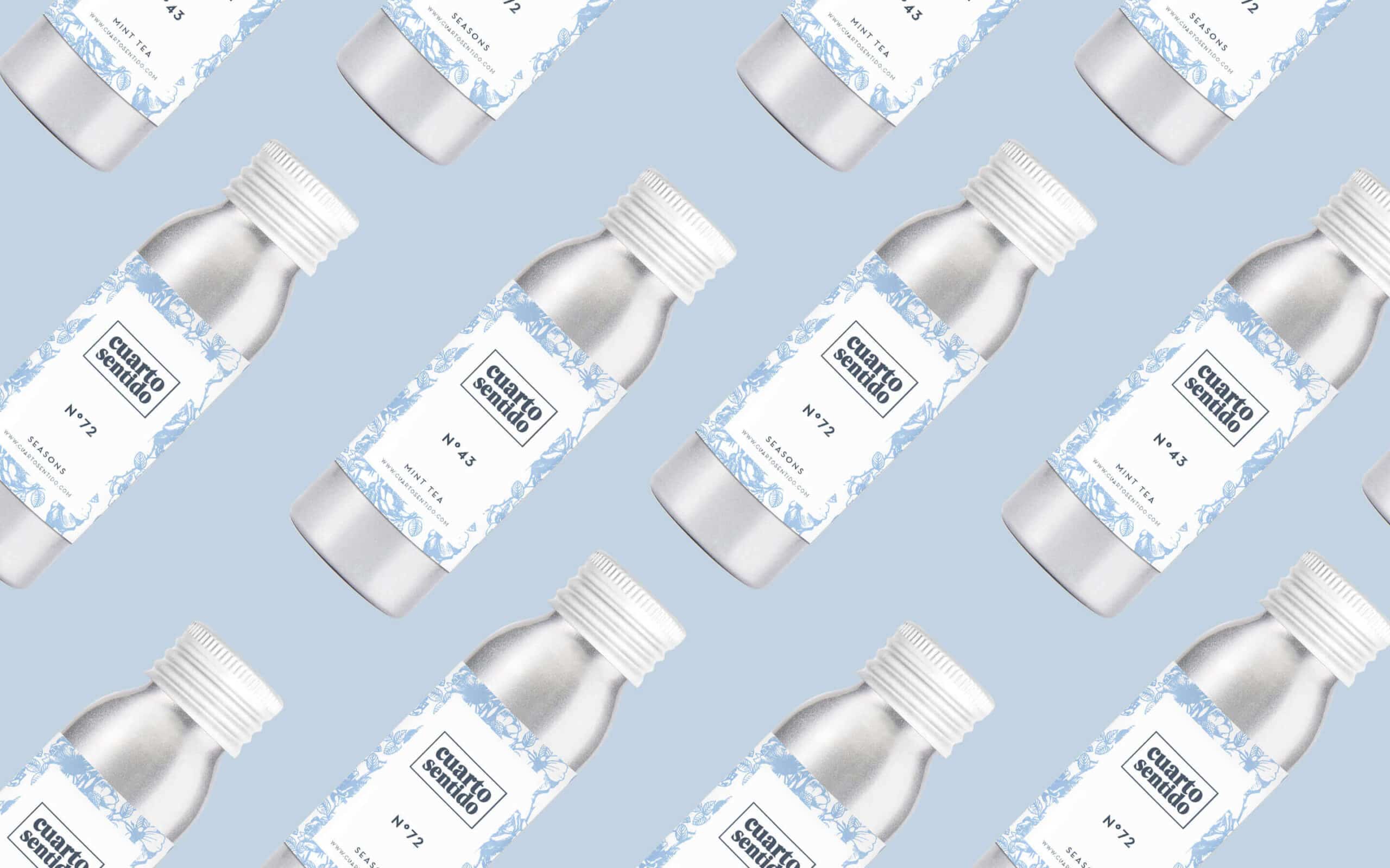 Packaging de Cuarto Sentido con la gráfica de Mariona Agency