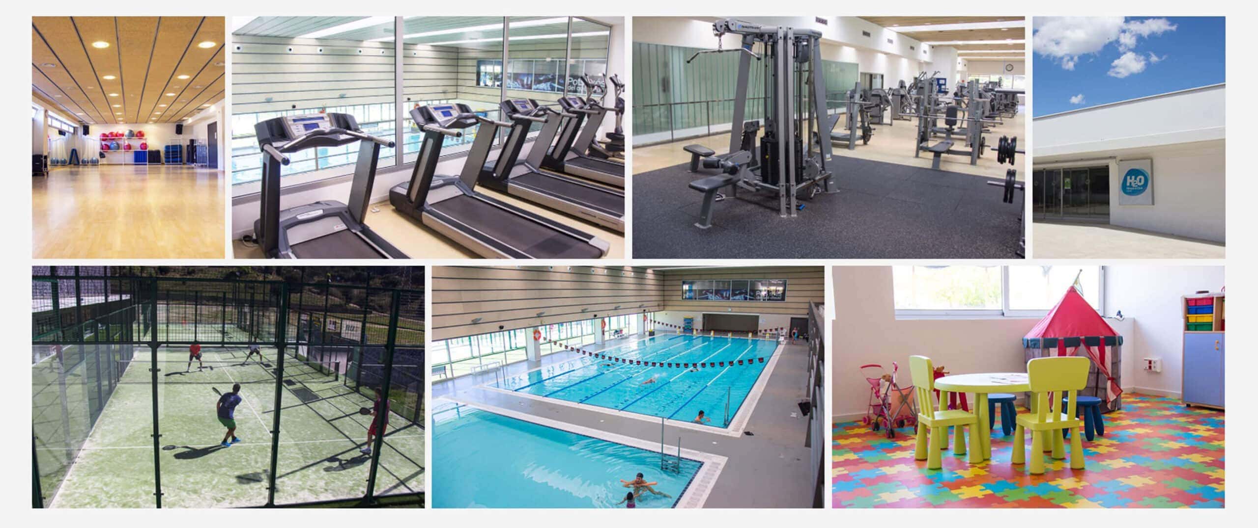 Imagen gráfica del H2O Fitness&Club de Canet de Mar, por Mariona Agency