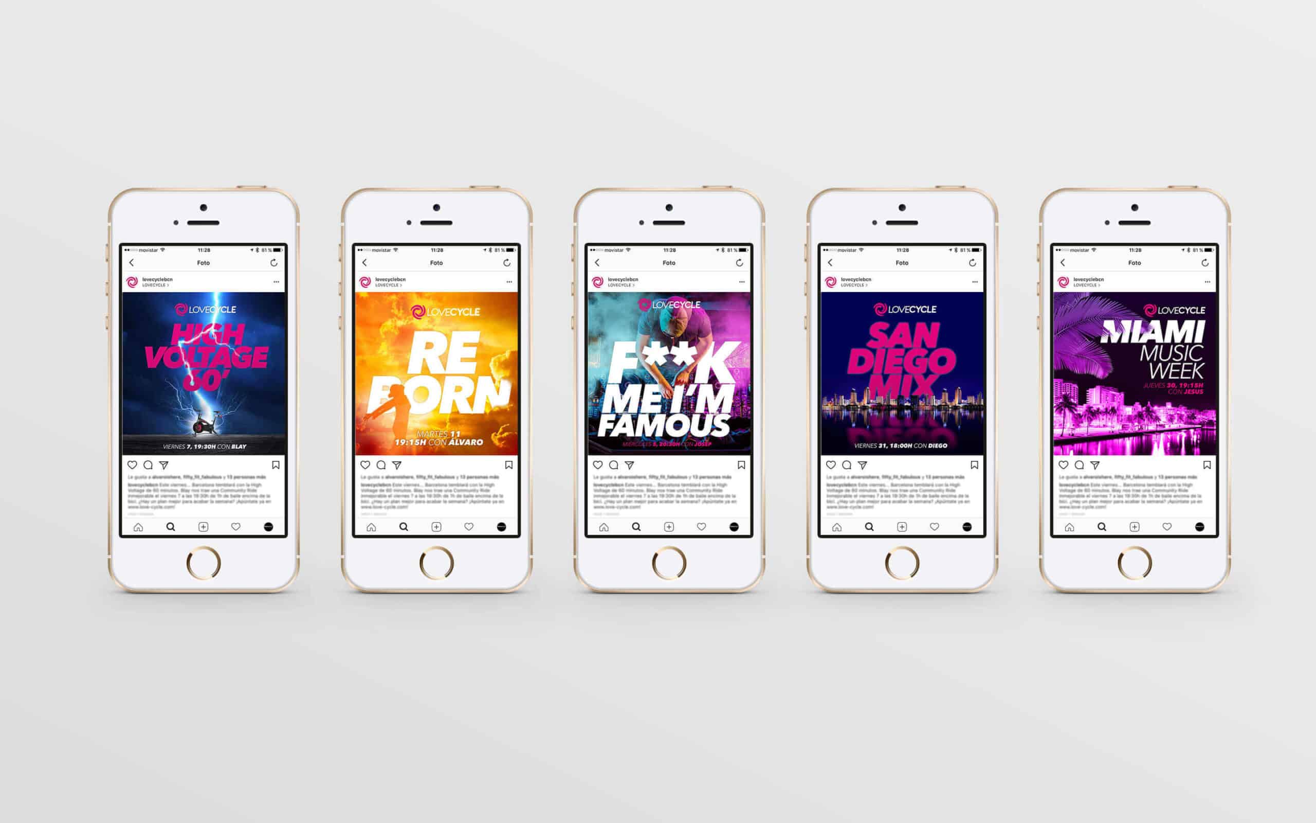 Universo visual de LoveCycle definido por Mariona Agency
