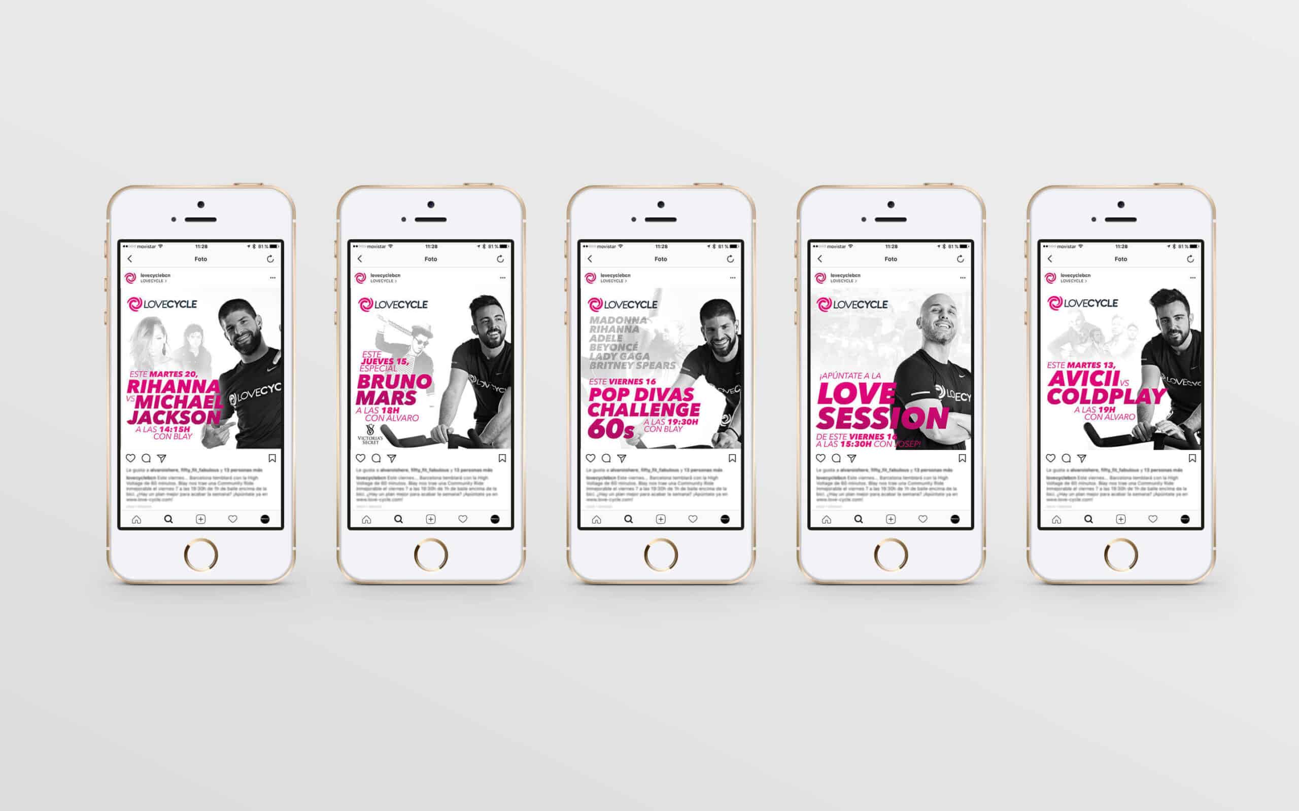 Plataforma de reservas de LoveCycle diseñada por Mariona Agency