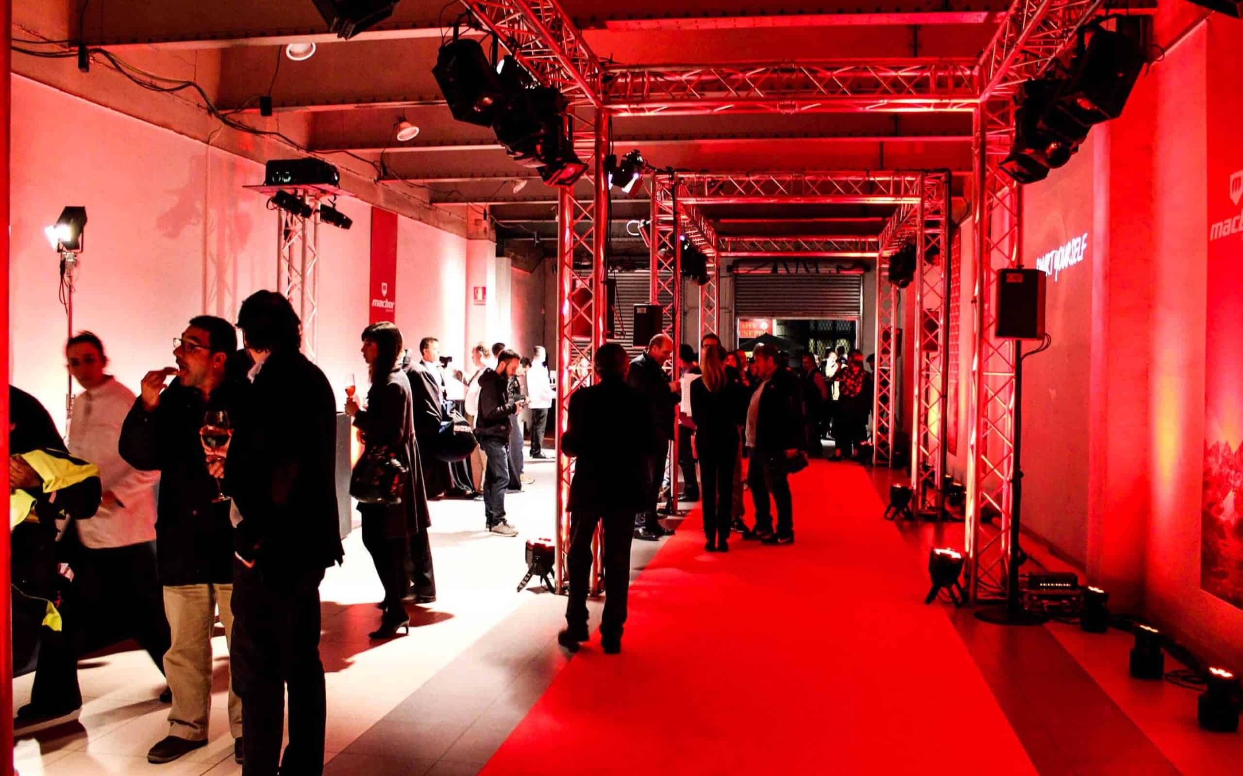 Escenografía del evento de Macbor diseñada por Mariona Agency