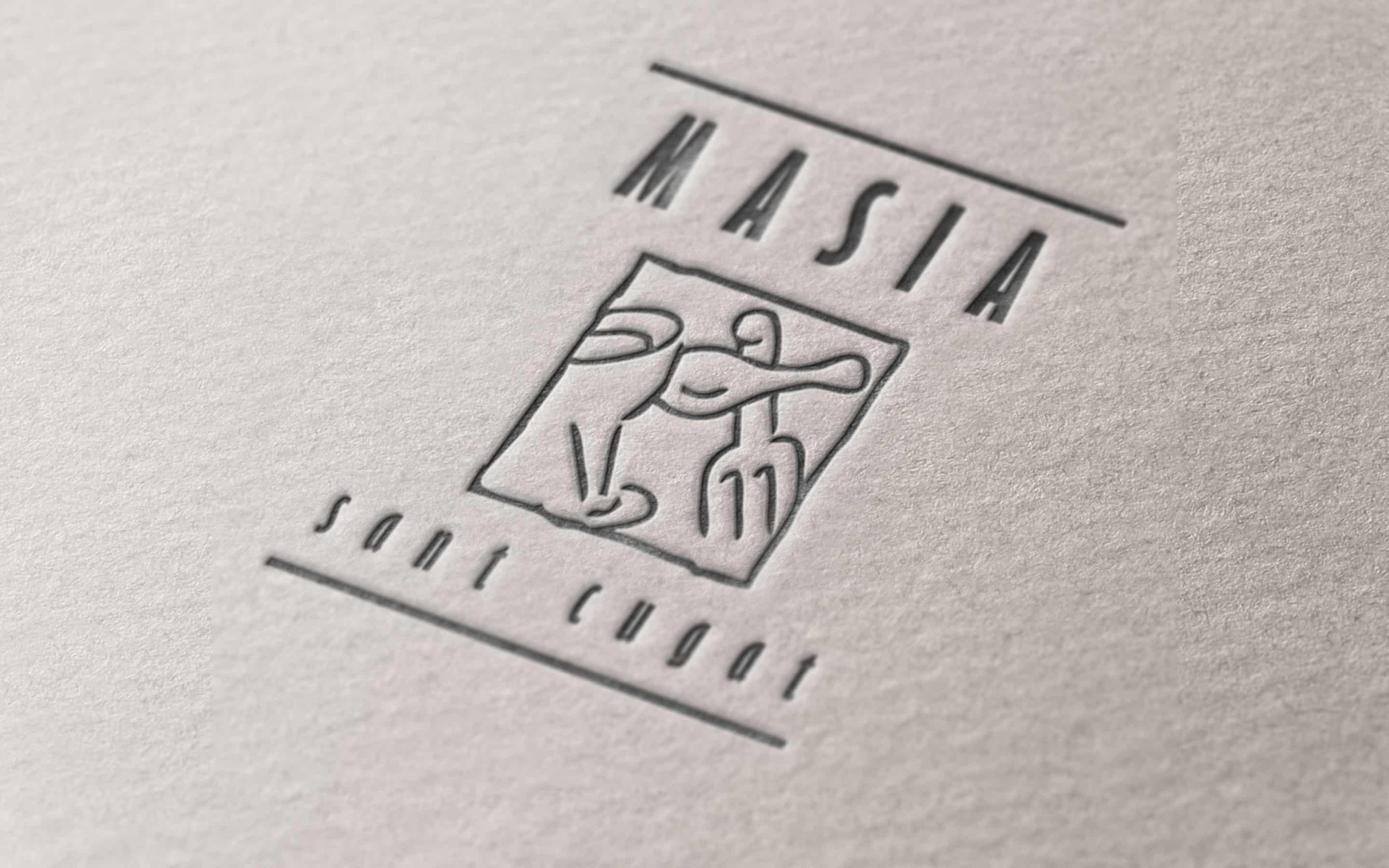 Sistema gráfico de Masia Sant Cugat desarrollado por Mariona Agency