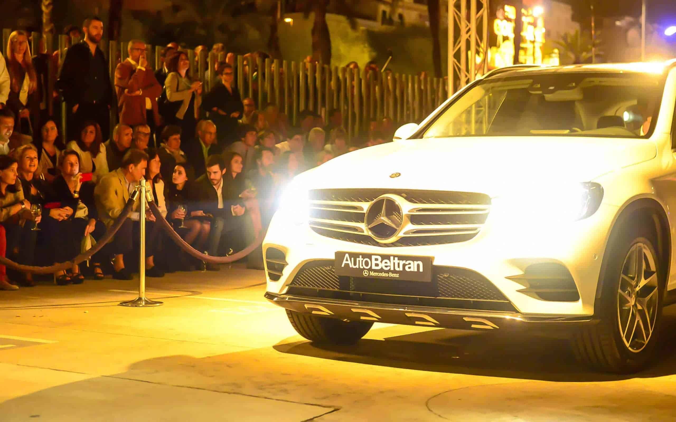 Puesta en escena del Mercedes-Benz GLC y GLE Coupé ante los invitados