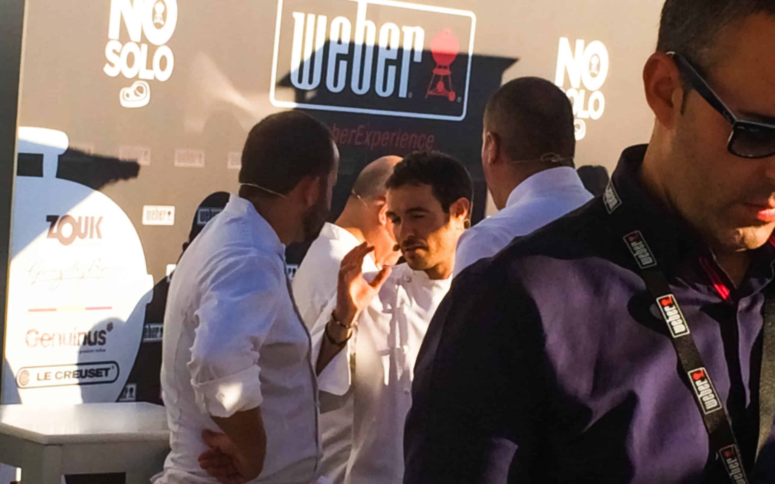 Showcooking de Barbacoas Weber en el Hotel Condes de Barcelona, evento de Mariona Agency
