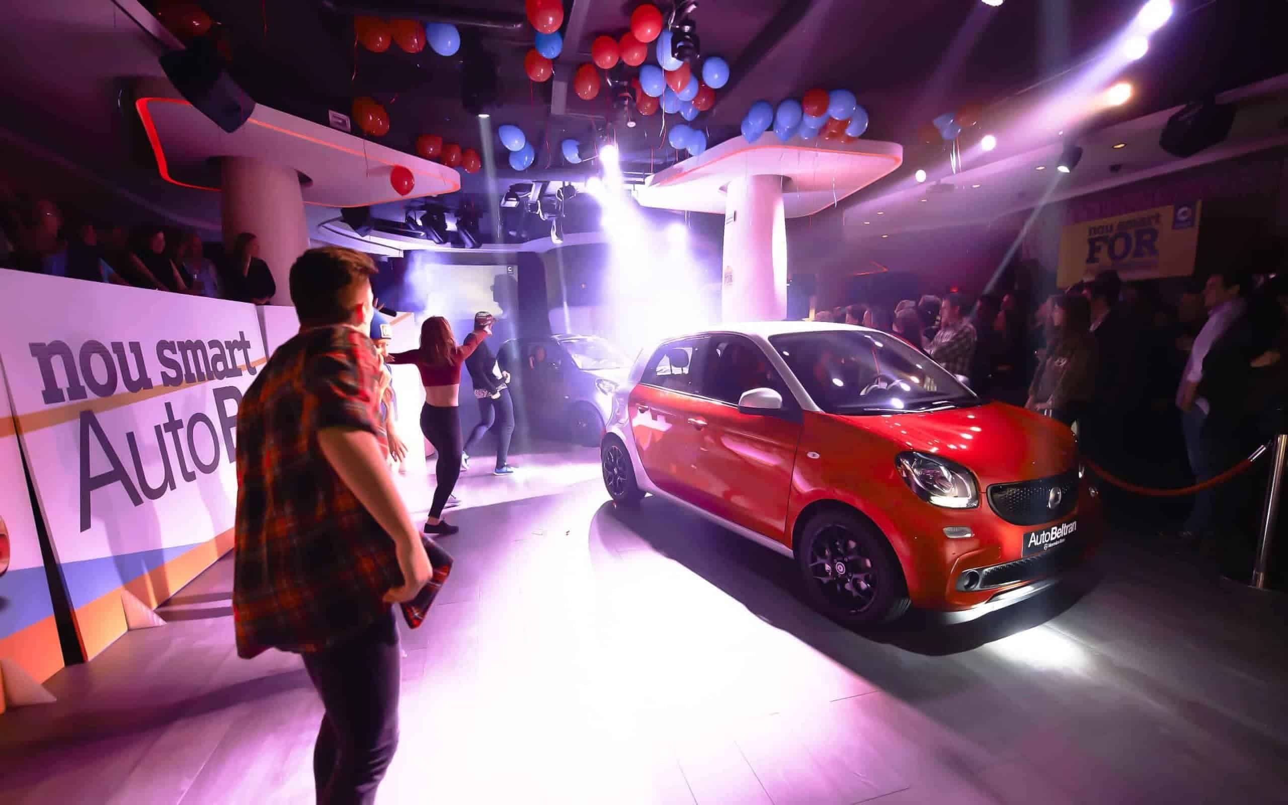 Presentación del smart fortwo para el concesionario AutoBeltran