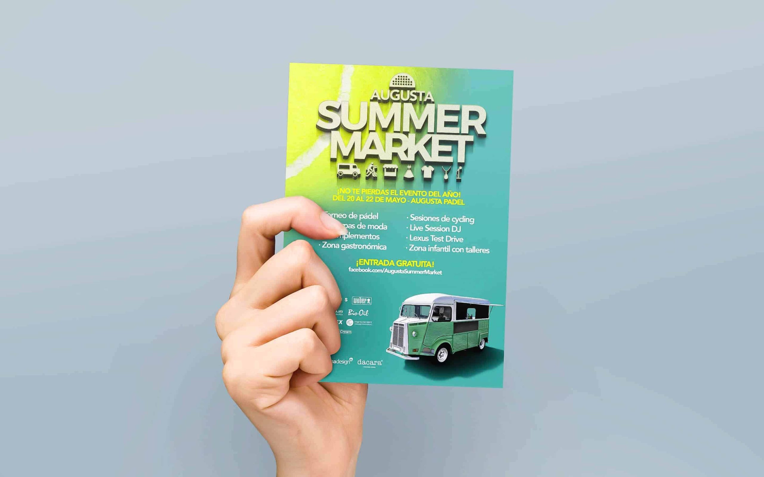Augusta Summer Market en Sant Cugat, evento producido por Mariona Agency
