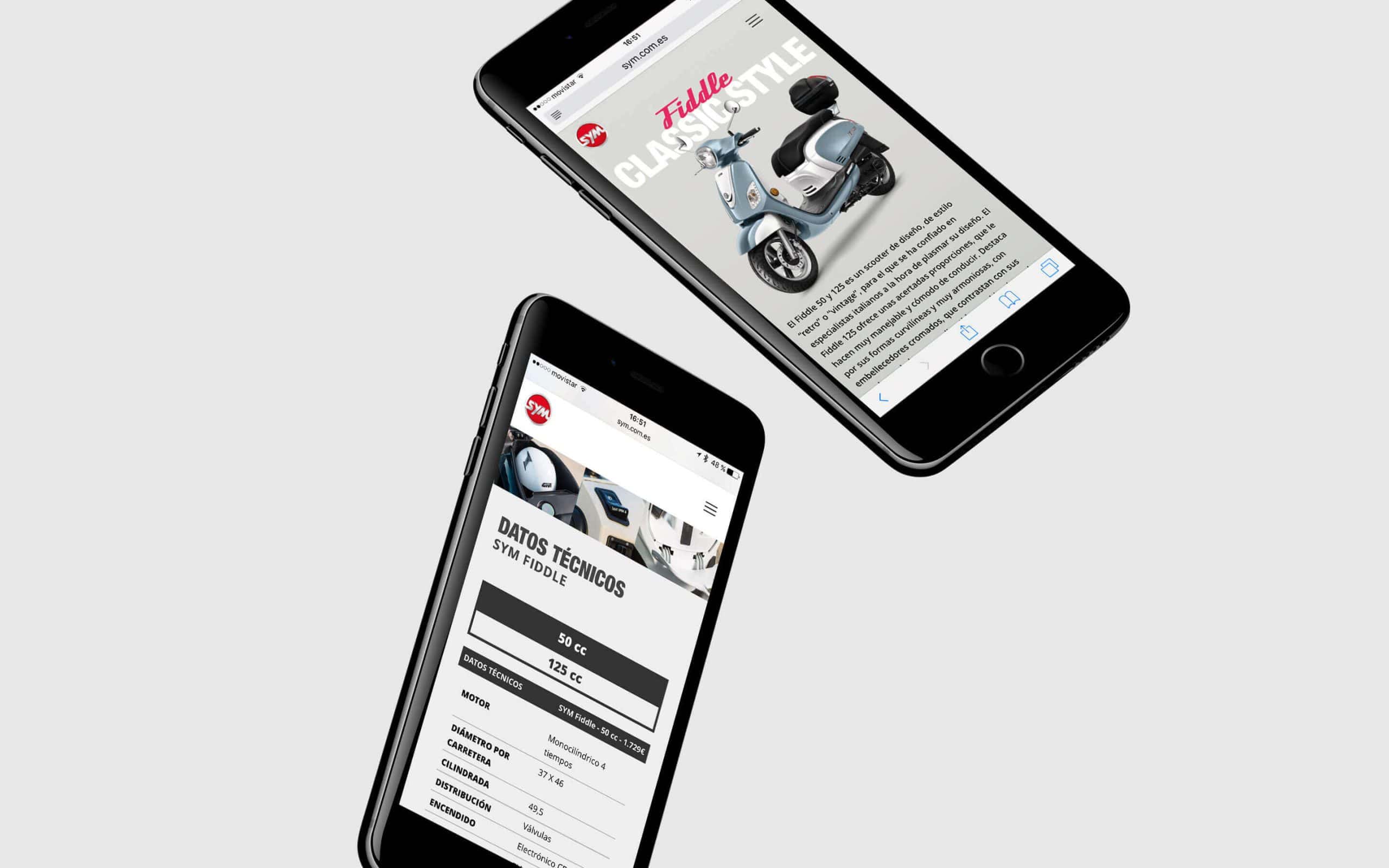 Gama de motocicletas SYM presentada por Mariona Agency