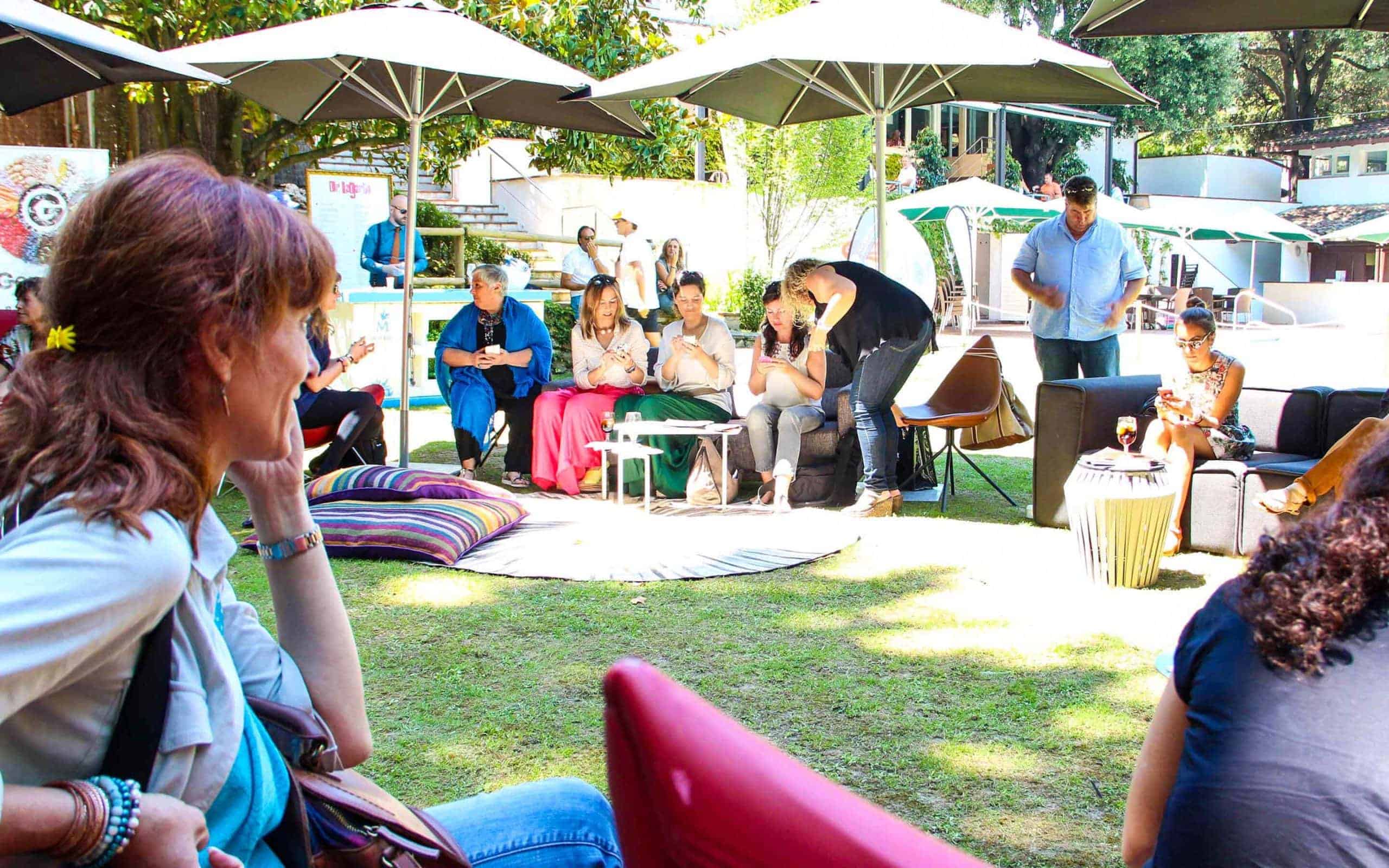 Degustación de marcas invitadas en el torneo de golf de Mariona Agency