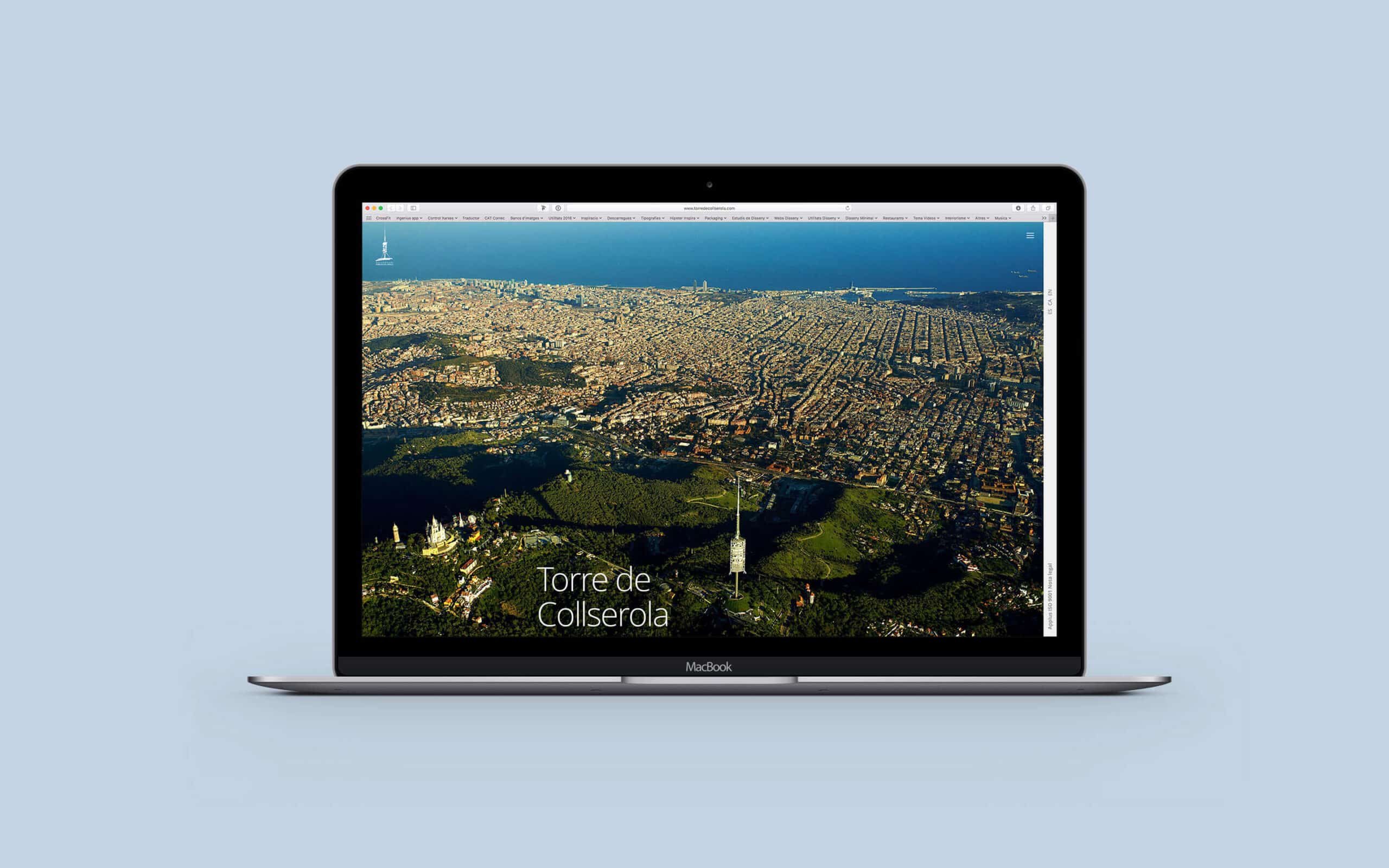 Logotipo renovado de la Torre de Collserola diseñado por Mariona Agency