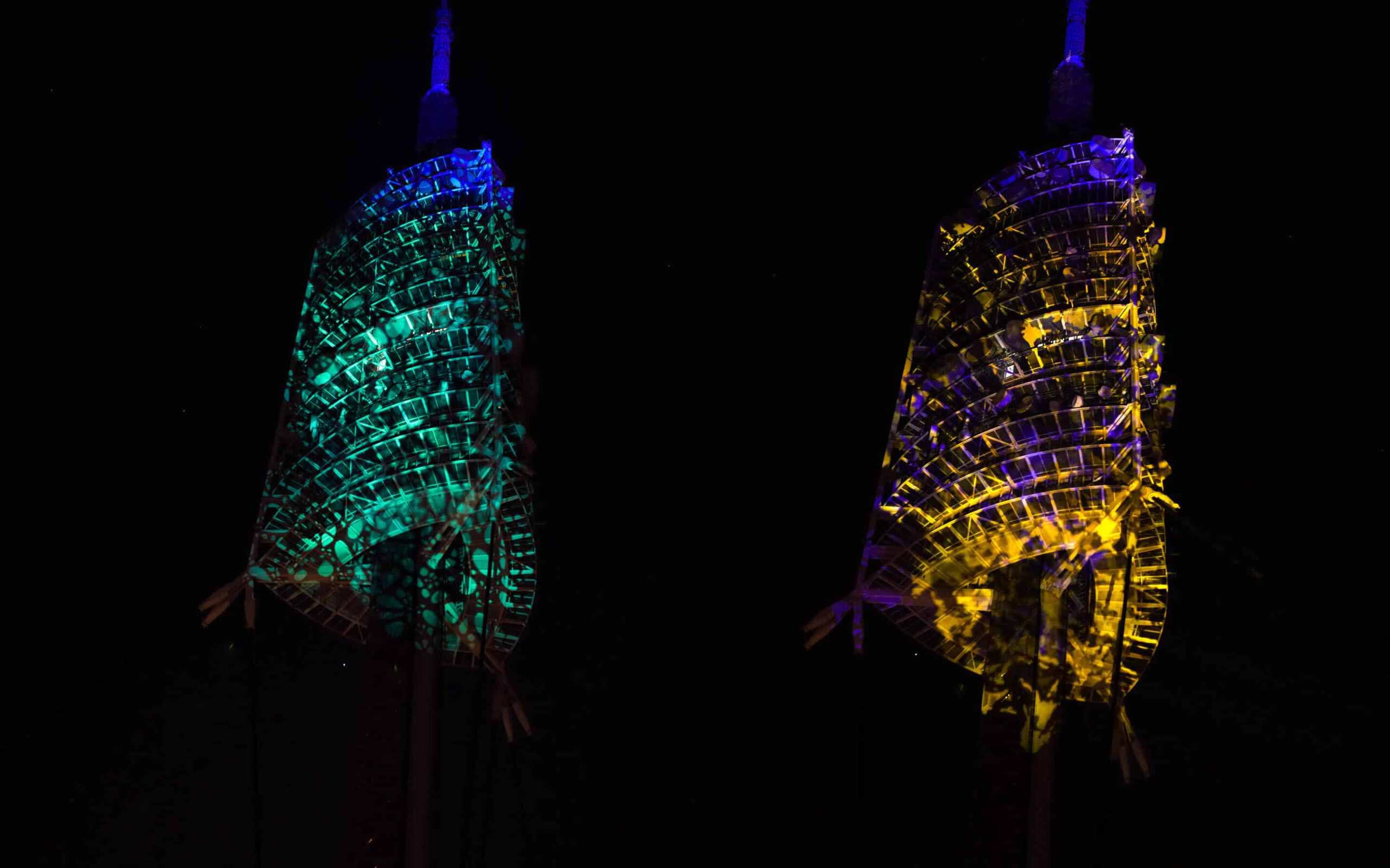 Cierre de la velada de aniversario de la Torre de Collserola con Mariona Agency