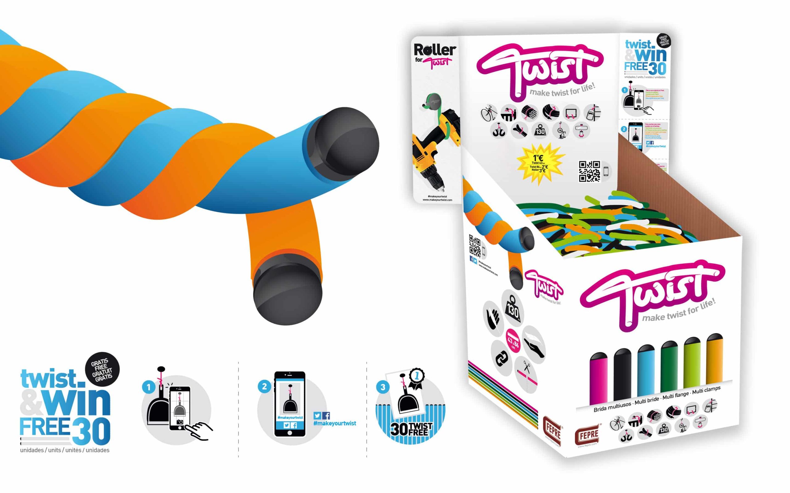 Imagen de producto de Twist de Fepre construida por Mariona Agency