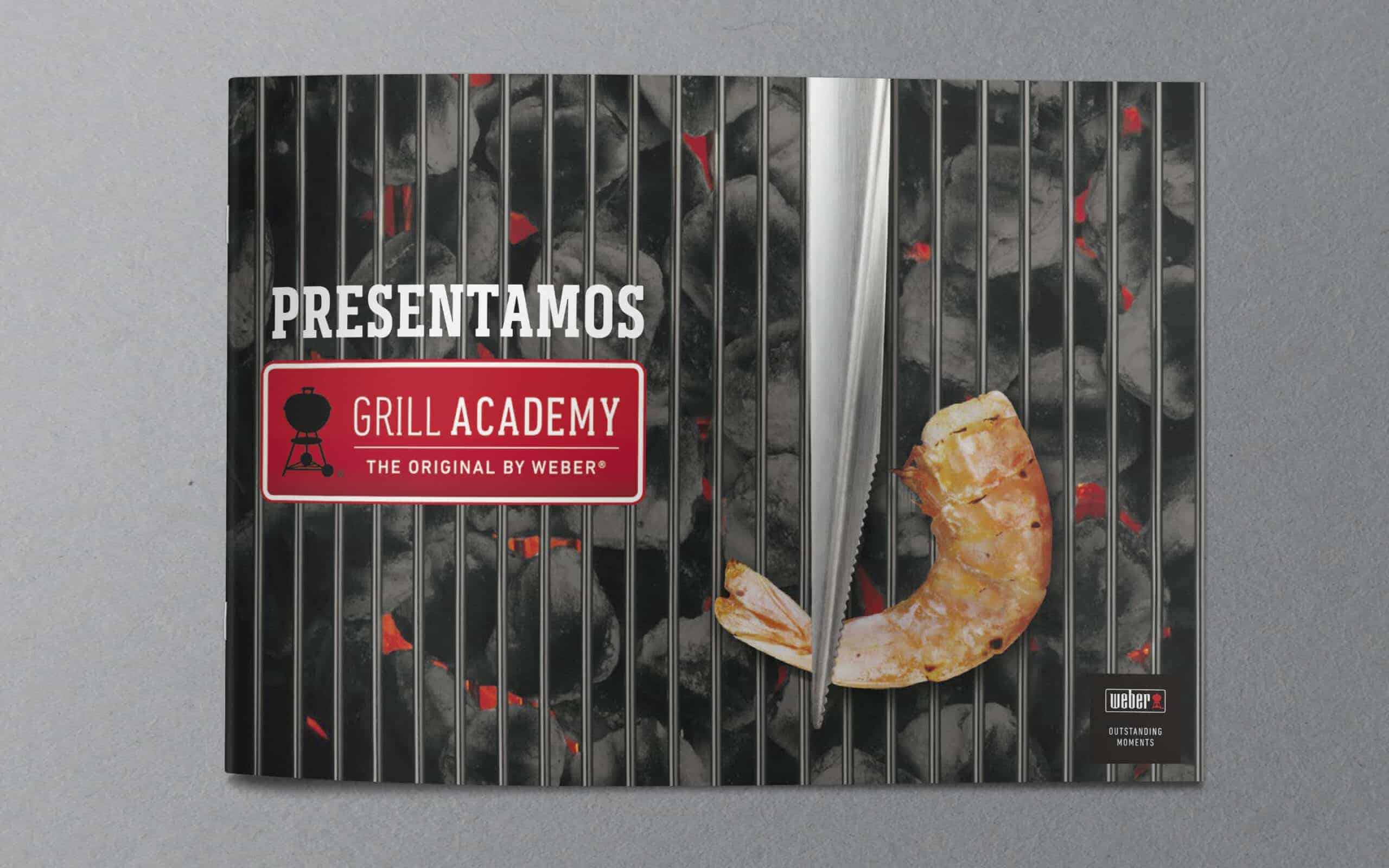 Pieza gráfica de la campaña de redes sociales de Weber por Mariona Agency